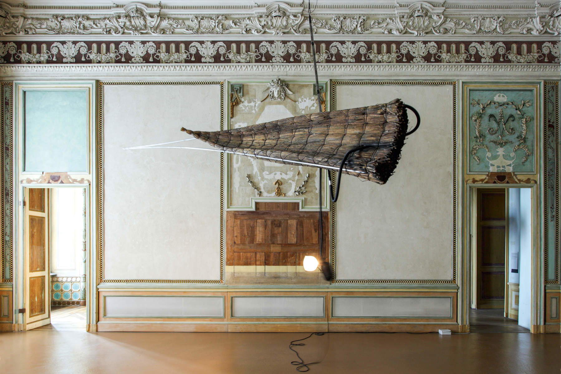 Giliberto Zorio, Nuragic Boat (2020). Courtesy of the Castello di Rivoli Museum of Contemporary Art, Rivoli-Turin. Photo: Paolo Pellion