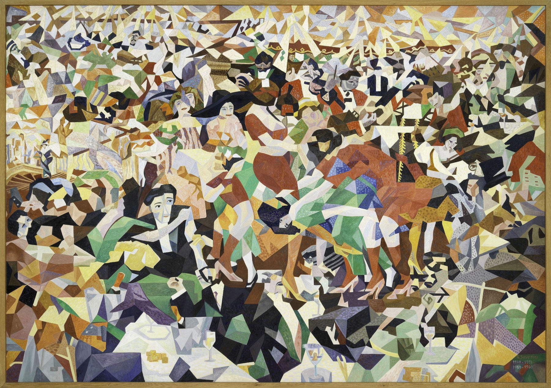 Gino Severini, La danse du Pan-Pan &agrave; Monico (1911-1960; Öl auf Leinwand, 280 x 400 cm; Paris, Centre Pompidou, Nationalmuseum für moderne Kunst / Zentrum für industrielle Kreation) Bildnachweis: 2026@RMN-Grand Palais / H&eacute;l&egrave;ne Mauri / Dist. Foto SCALA, Florenz