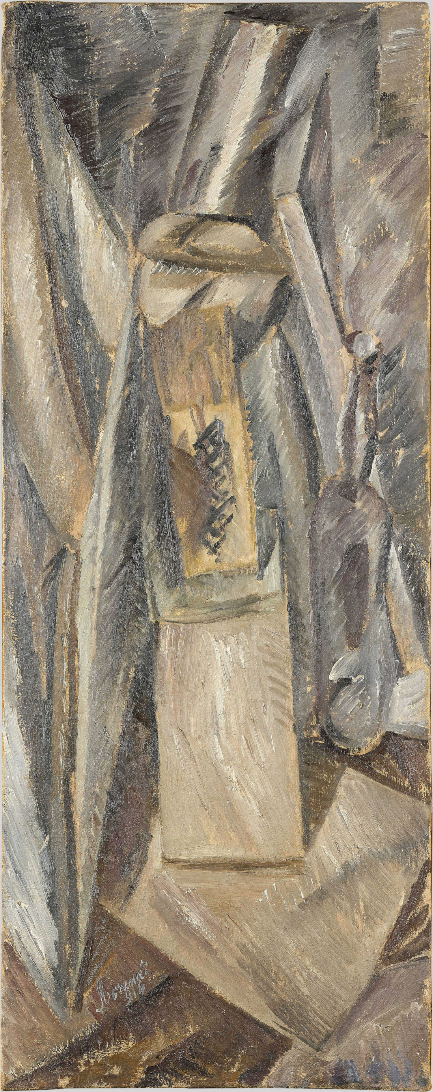 Giorgio Morandi, Still Life (1914; oil on canvas, 102 x 40 cm; Collection du Centre Pompidou, Mnam/Cci, Paris, Achat de l'Etat, 1961) &copy; Adagp, Paris, 2026