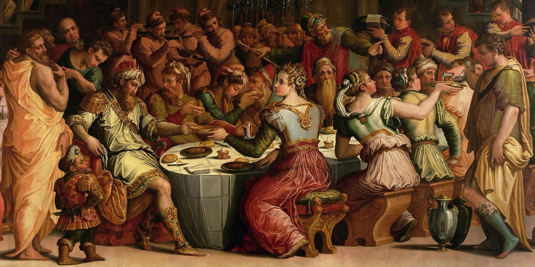 Giorgio Vasari, «Las bodas de Ester y Asuero» (Arezzo, Museo Nacional de Arte Medieval y Moderno)