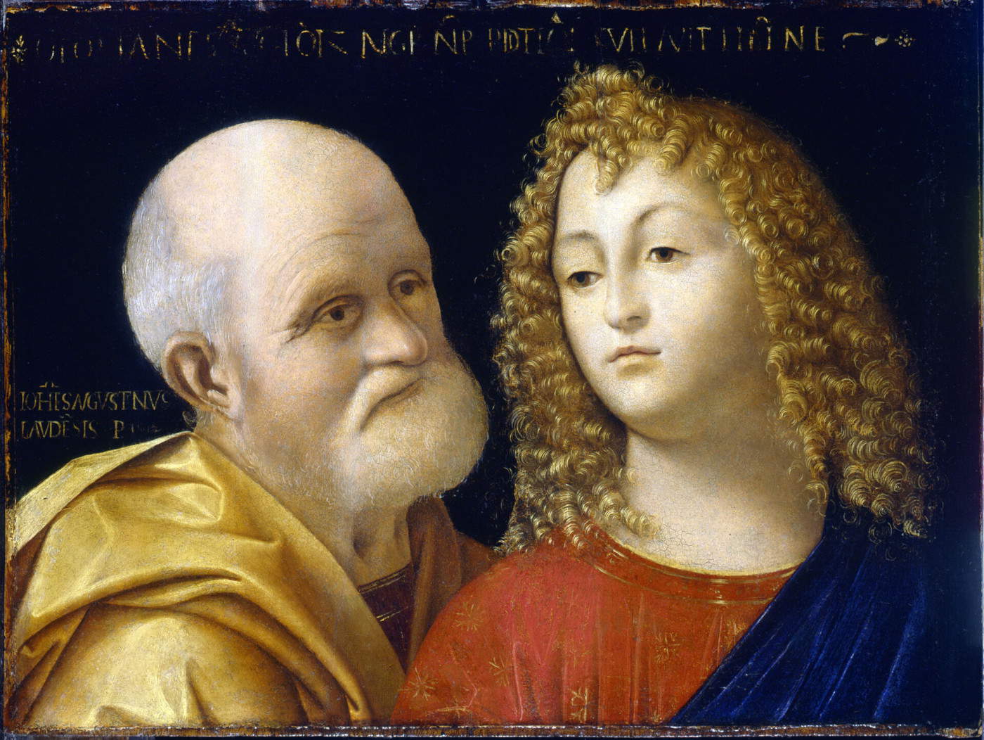 Giovanni Agostino da Lodi, Doppio ritratto (?) (Milano, Pinacoteca di Brera)