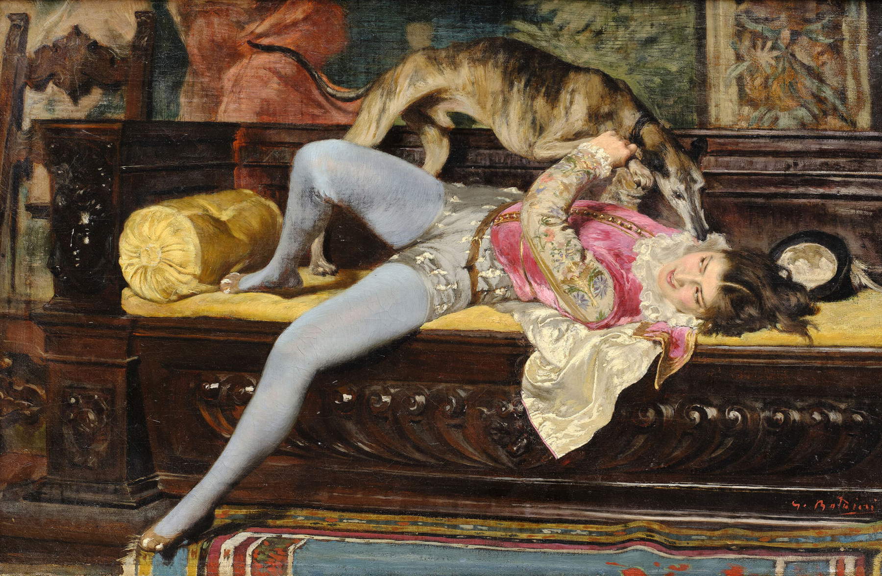 Giovanni Boldini, Page with a Greyhound (1866; Genoa, Museo Raccolte Frugone)