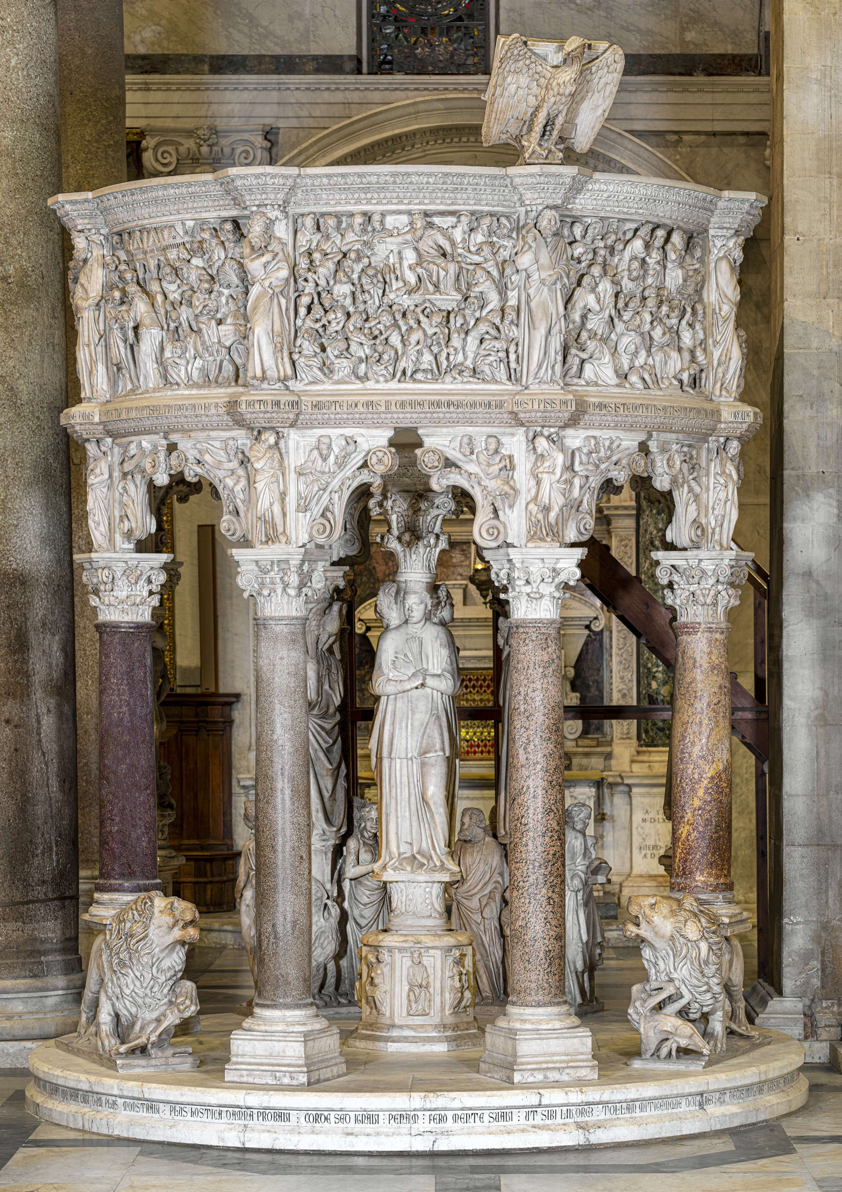 Giovanni Pisano, Pulpito (1302-1310; Pisa, Cattedrale)