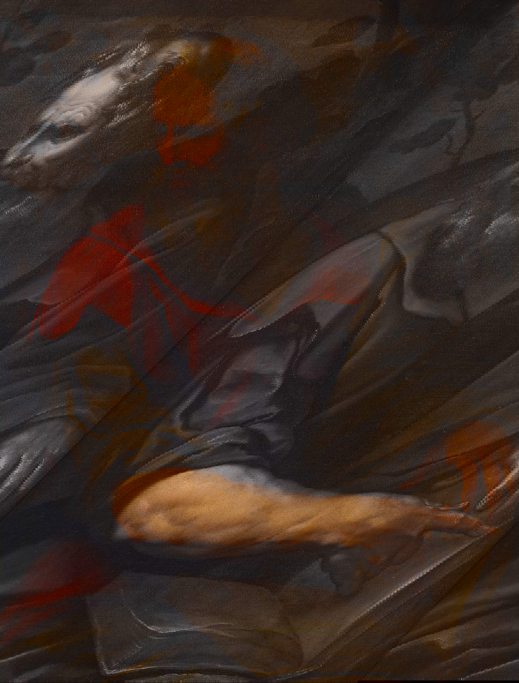 Giulio Cesare Procaccini, Heiliger Simon (1621; Öl auf Leinwand, 122 x 90 cm; Genua, Strada Nuova Museen, Palazzo Rosso)