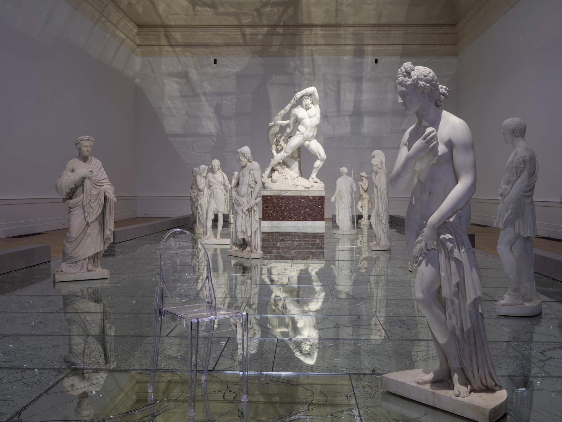 Victoria Ghost chair by Kartell in the Hercules Room, GNAMC. Photo by Massimo Listri