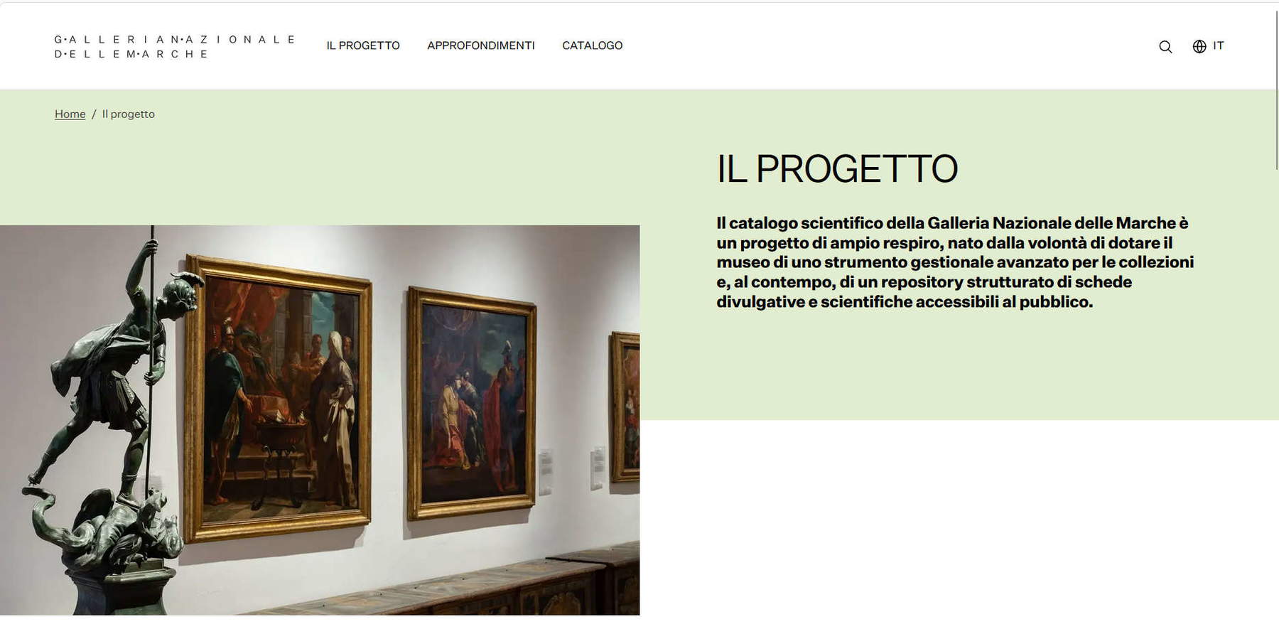 Nationalgalerie der Marken, Entdecken Sie den Katalog