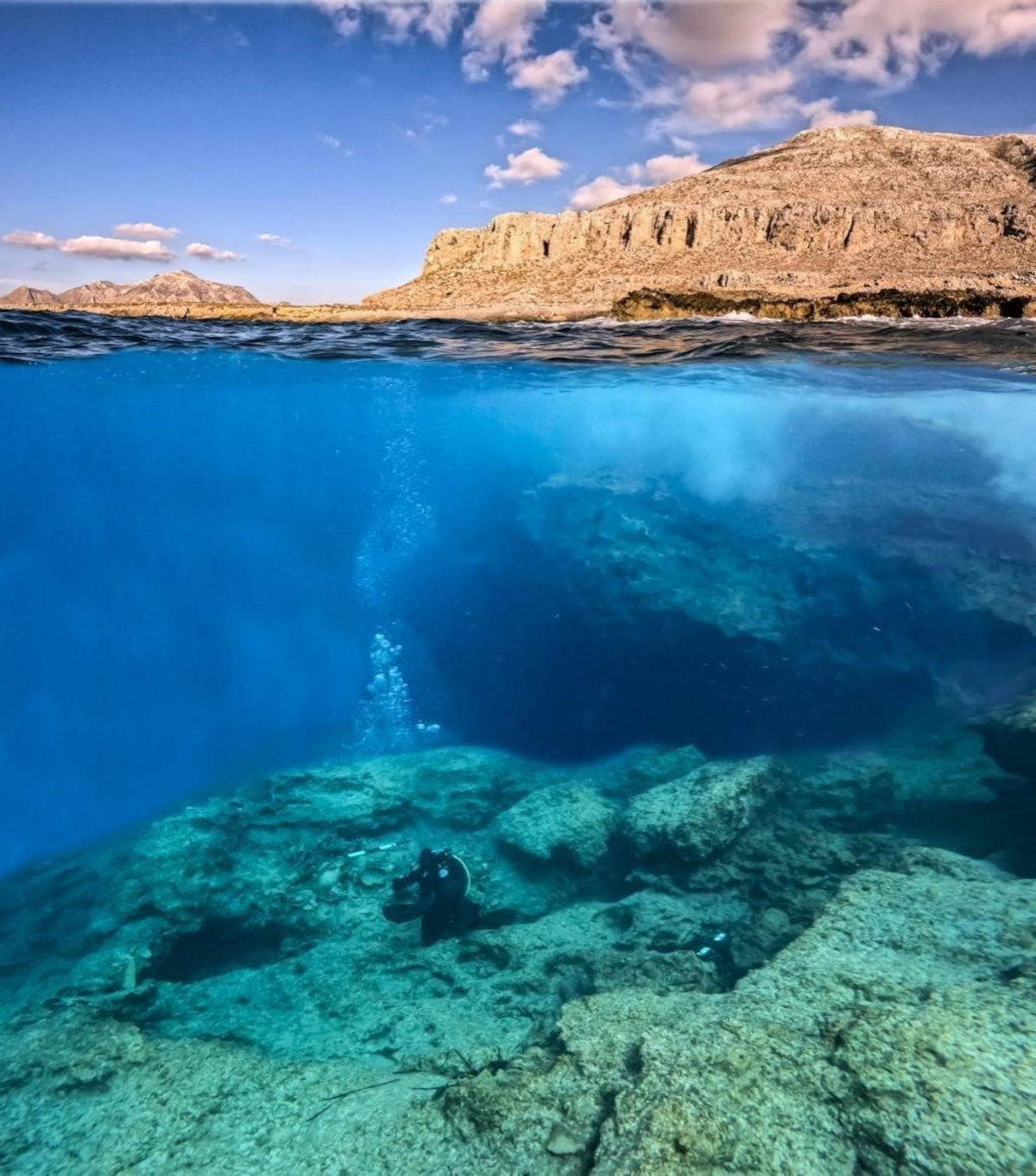 Vroukounda Bay. KTH2 wreck. Photo by E. Diamantis - Ministry of Culture of Greece.