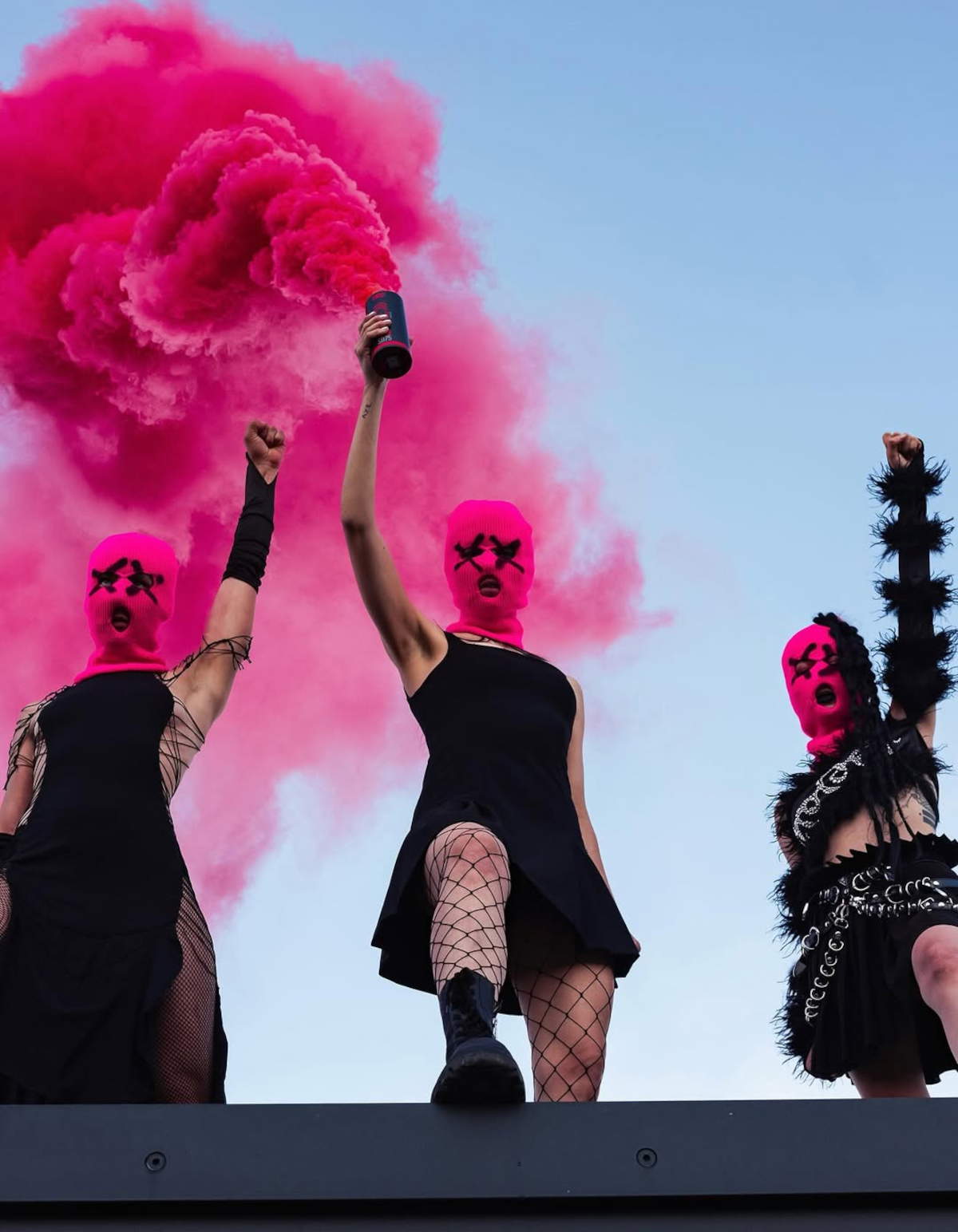 Das Pussy Riot-Kollektiv. Foto: Instagram / @pussyriot - Max Avdeev