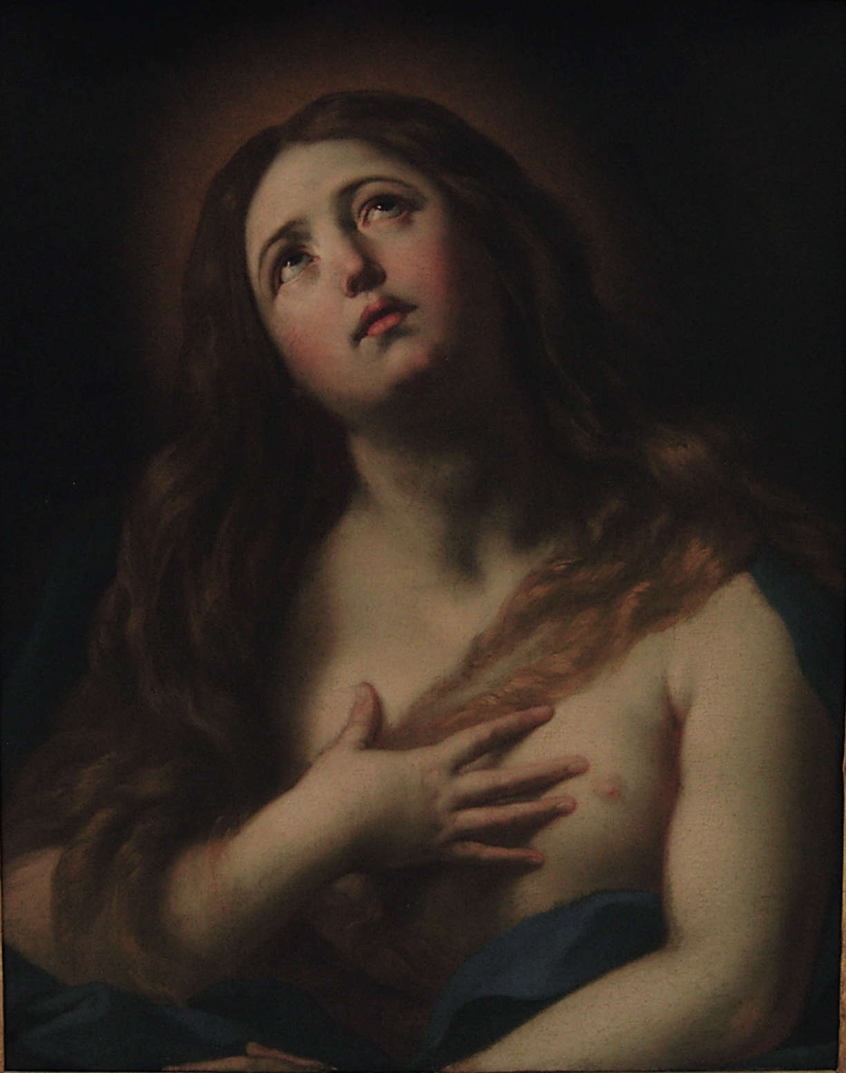 Guido Reni, Penitent Magdalene (1634-1635; oil on canvas; Chiomenti Vassalli Collection)