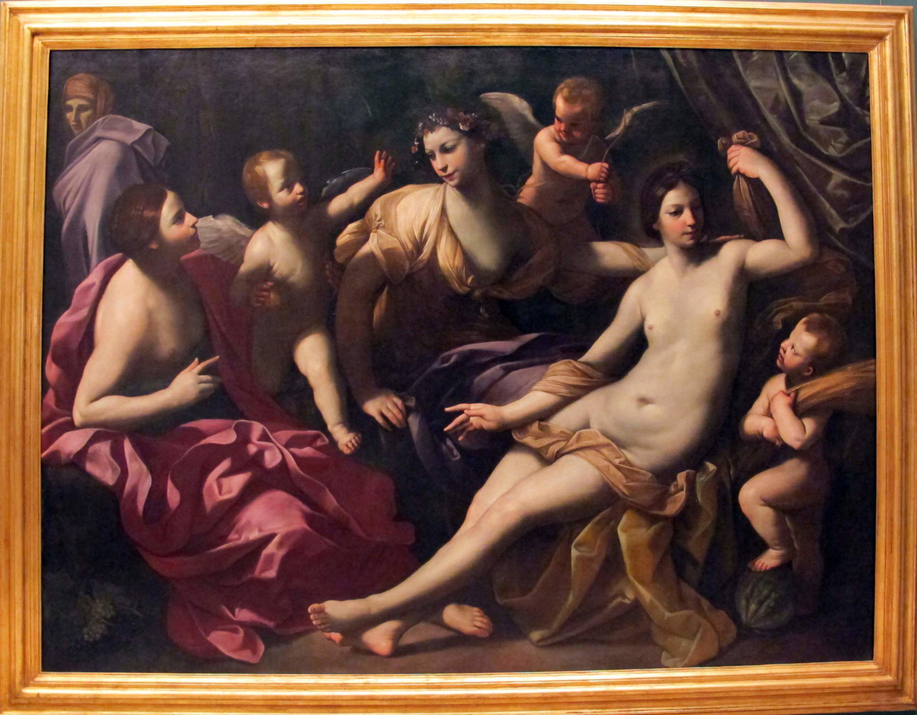 Guido Reni, Die vier Jahreszeiten (1617&ndash;1620; Öl auf Leinwand; Neapel, Museo e Real Bosco di Capodimonte). Foto: Wikimedia Commons &ndash; Sailko | Creative Commons Namensnennung 3.0 Unported