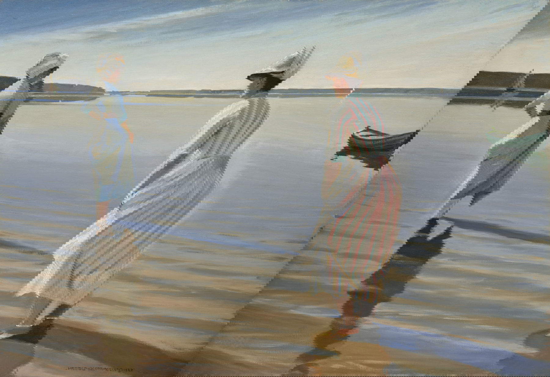 Harald Slott-M&oslash;ller, Día de verano (1888; óleo sobre lienzo, 122,9 x 178,1 cm; firmado y fechado 