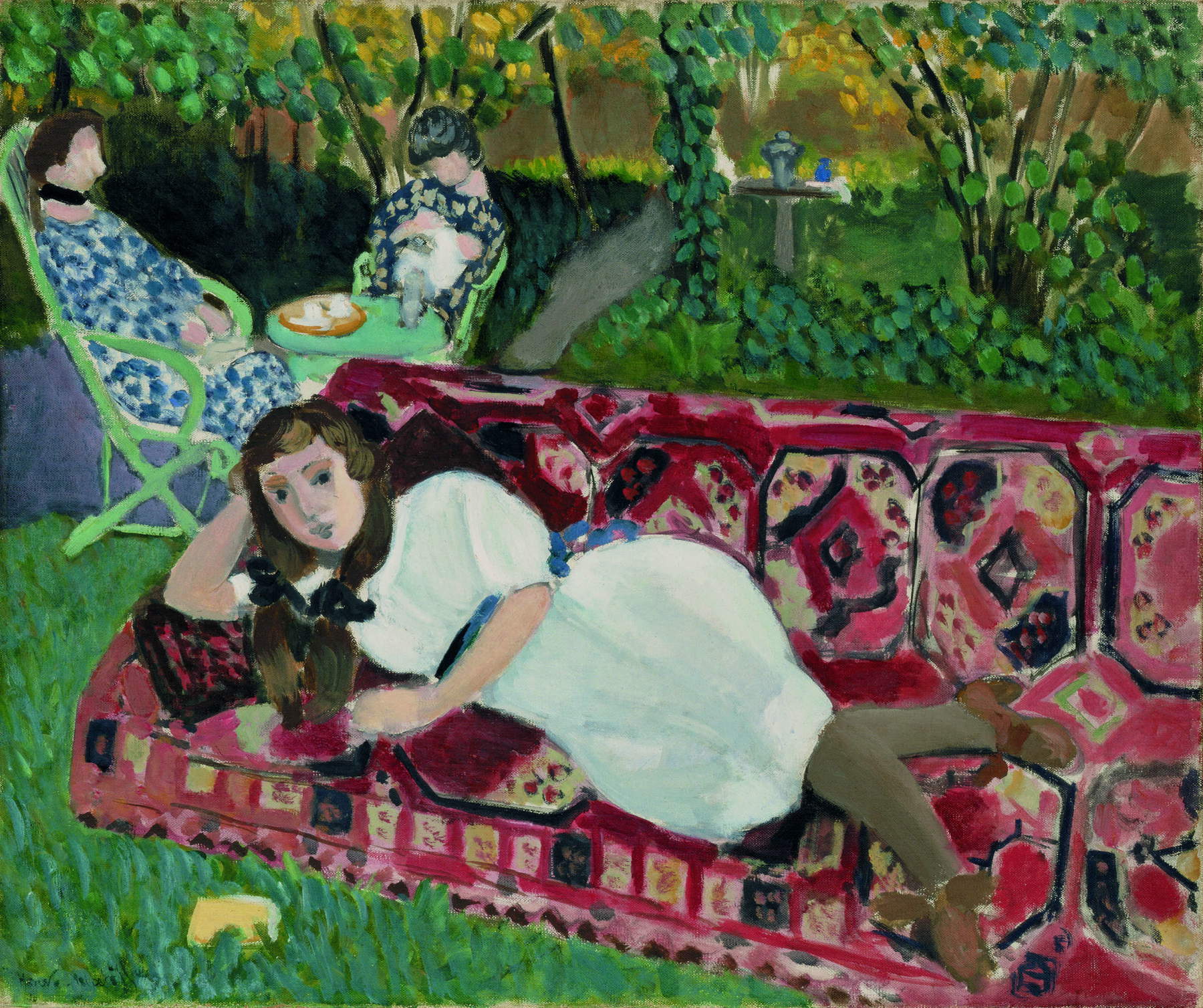 Henri Matisse, Girls in the Garden (1919; canvas, 72 x 60 cm; La-Chaux-de-Fonds, Mus&eacute;e des Beaux-Arts de La-Chaux-de-Fonds)