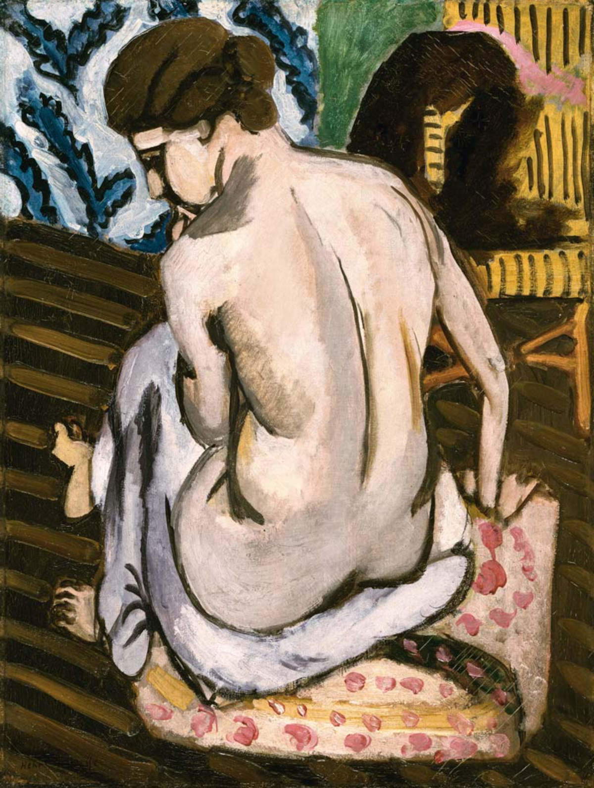 Henri Matisse, Nu assis de dos&nbsp;(1918; olio su tela, 62,2 x 47,1 cm; Philadelphia Museum of Art: The Samuel S. White 3rd and Vera White Collection) &copy; Fotografia su concessione del Philadelphia Museum of Art.