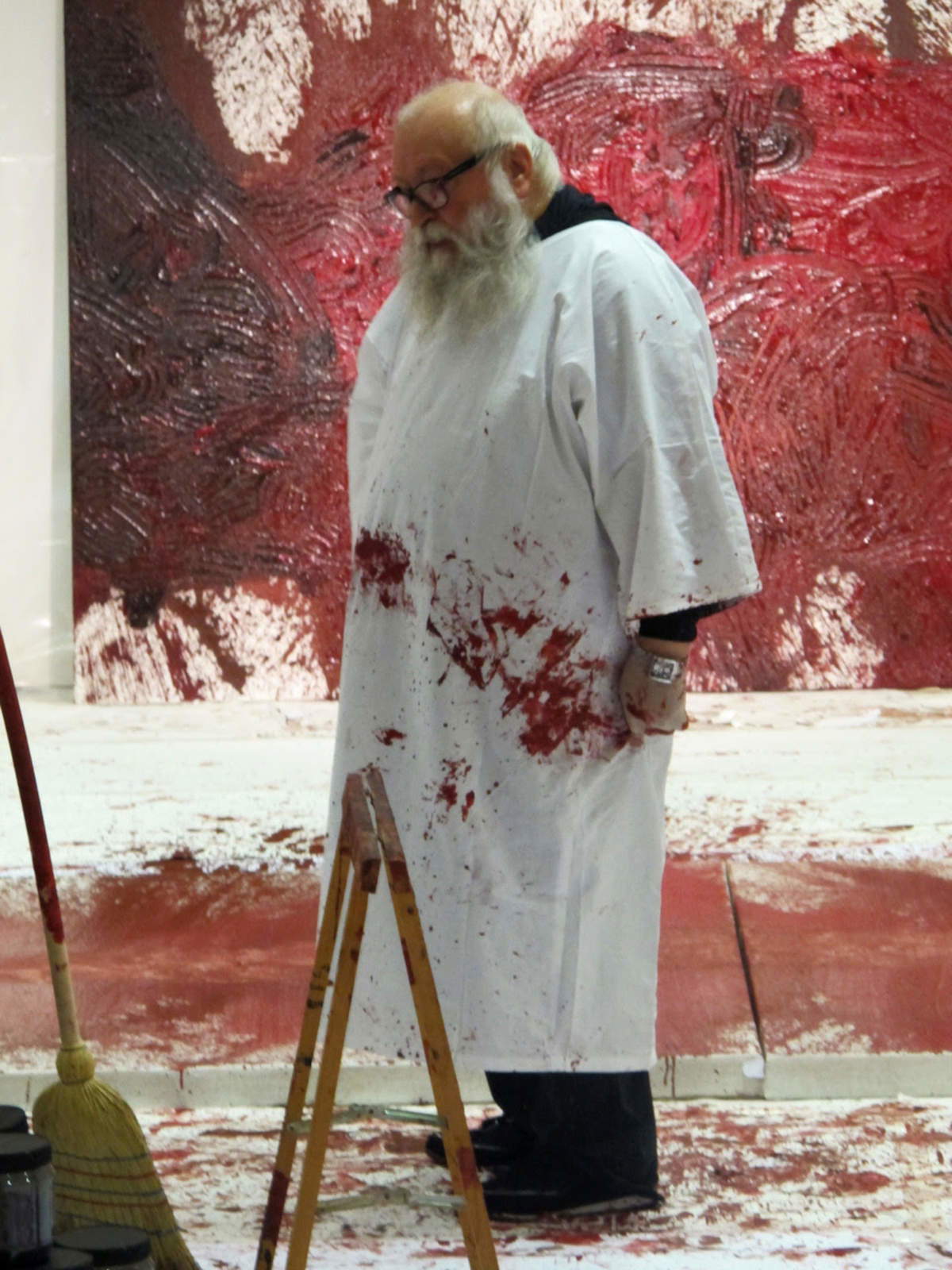 Hermann Nitsch - Malaktion (2012 ; MART Rovereto) &copy;️Fabrizio Garghetti