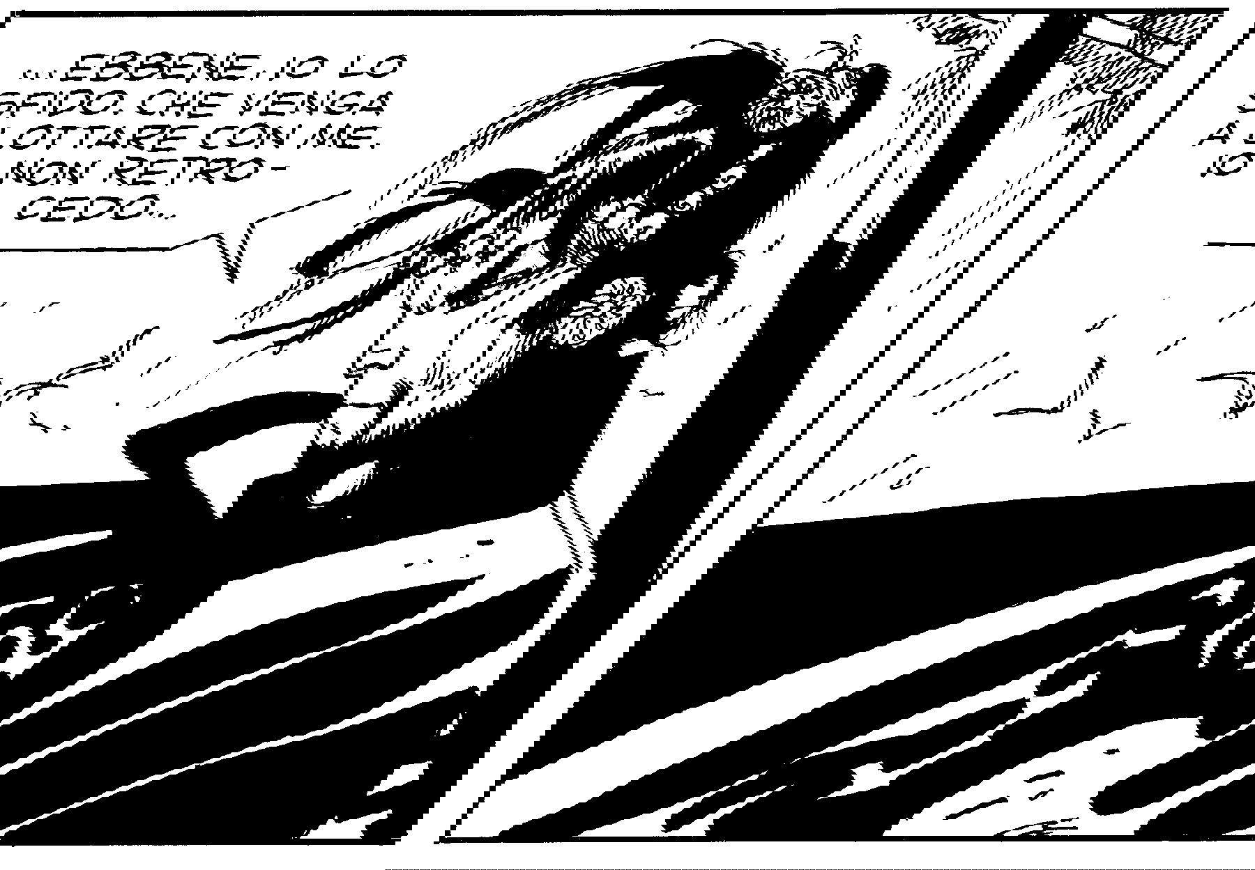 I disegni di Hugo Pratt con testi di Mino Milani per Sandokan, dal romanzo Le Tigri di Mompracem di Emilio Salgari. Hugo Pratt &copy; 1967 - Cong SA, Svizzera