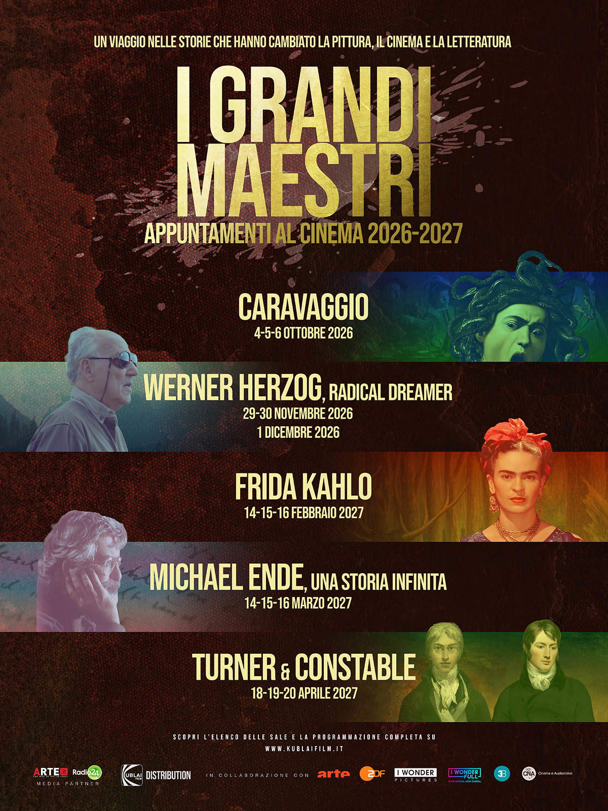Das Plakat der Reihe „I Grandi Maestri“