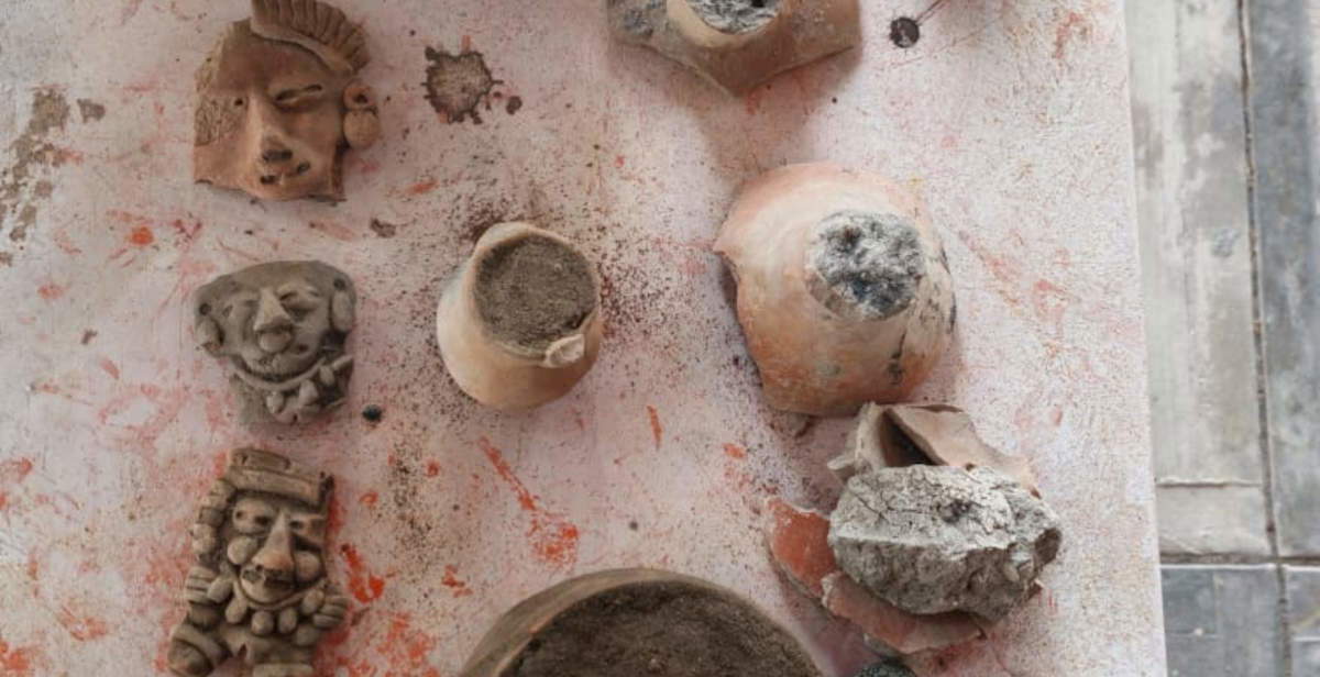 In Mexico, the sea has yielded more than 90 archaeological artifacts dating from 1200 B.C. to 1521 A.D.