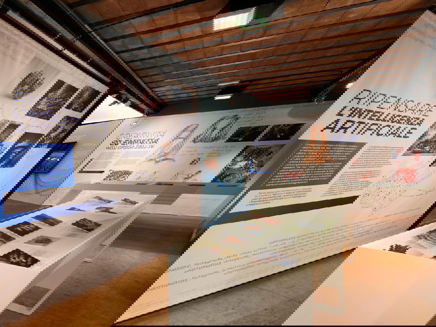 Ausstellungsaufbau im Museum für Industriekultur in Bologna. Foto: Virginia Farina. Mit freundlicher Genehmigung des Settore Musei Civici Bologna | Museo del Patrimonio Industriale