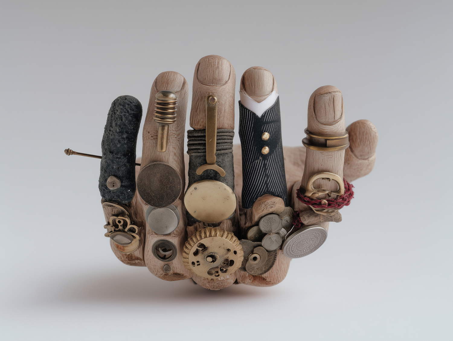 Bild generiert mit Midjourneycon prompt creative hand assembly photography. Mit freundlicher Genehmigung des Liceo Artistico 'Francesco Arcangeli', Bologna