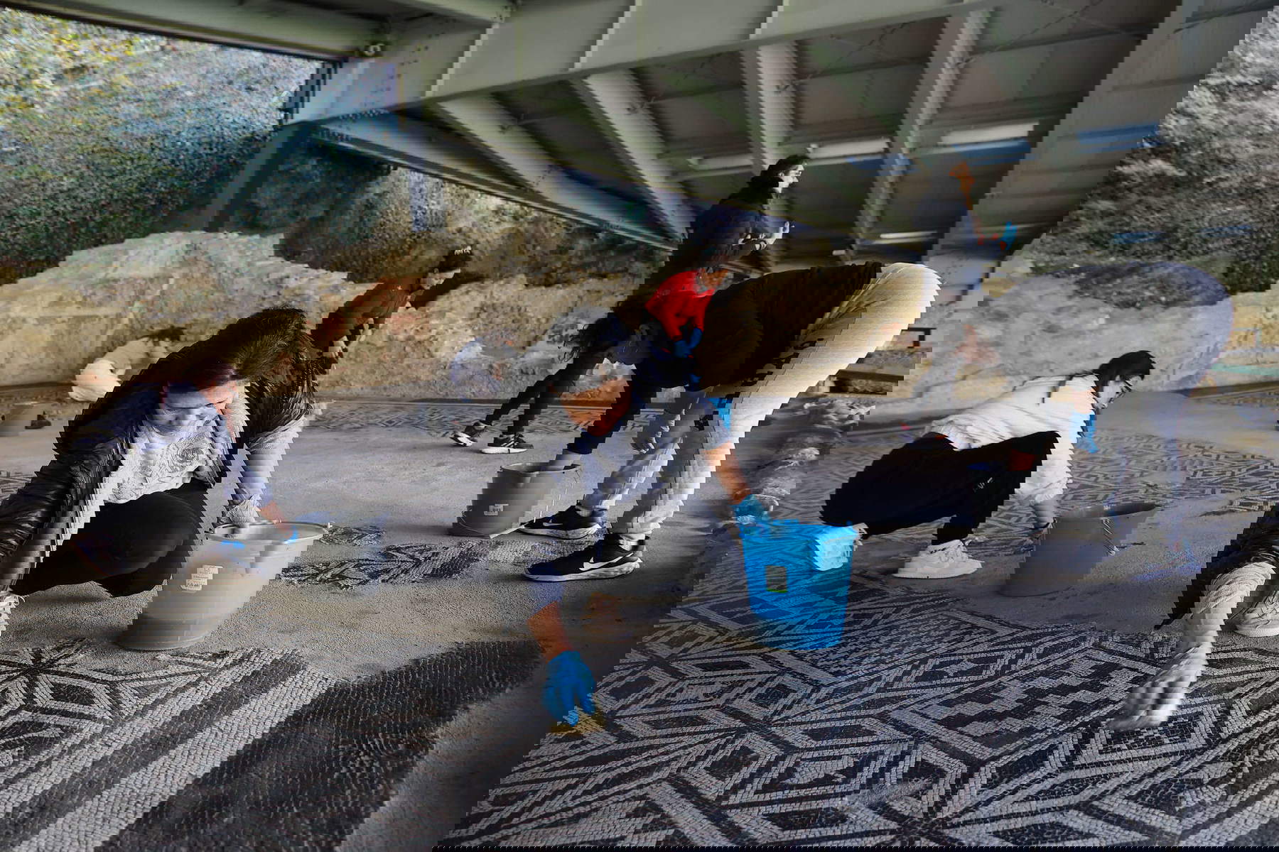 Rund um Minerva. Foto: Ministerium für Kultur - Soprintendenza Archeologia Belle Arti e Paesaggio für die Provinzen Bergamo und Brescia