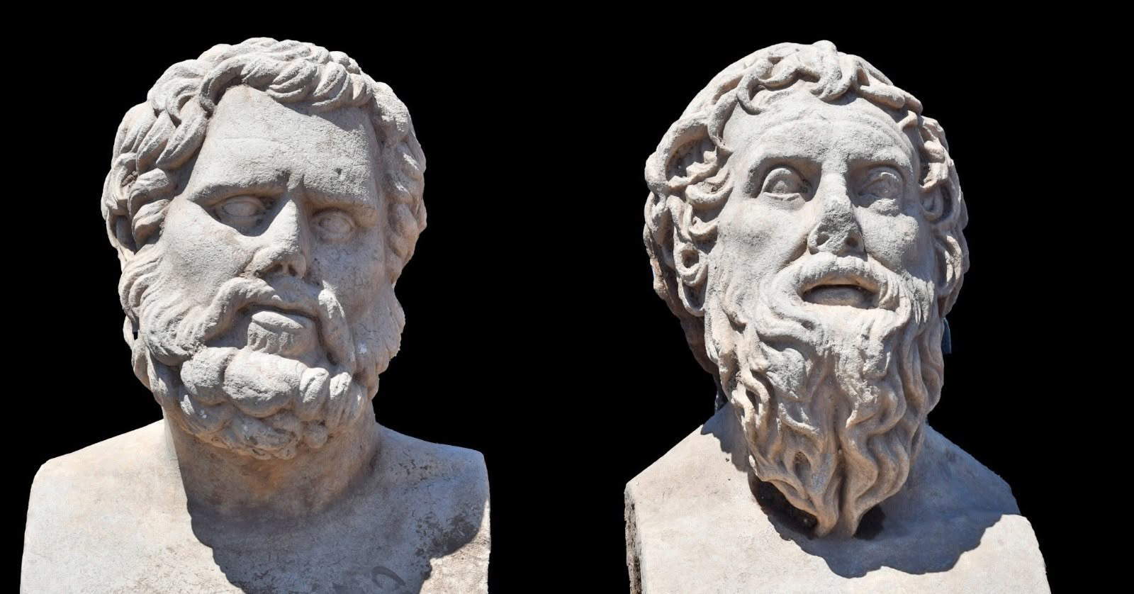 Les statues romaines découvertes à Binyamina. Photo : Yuli Schwartz, Assaf Peretz