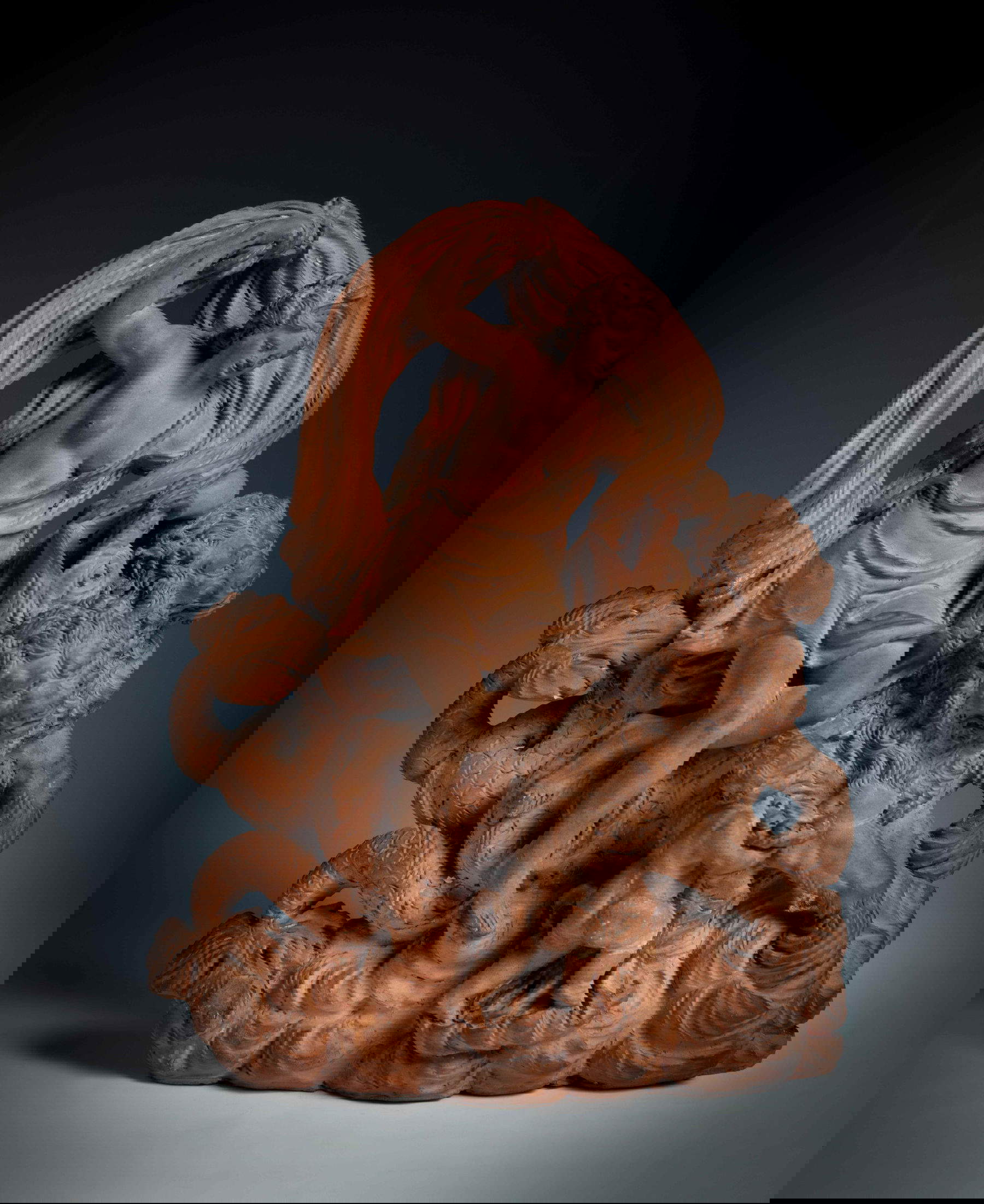 Attribuito a Jacob Sigisbert Adam, Gruppo mitologico. Presentato da Longari Arte Milano