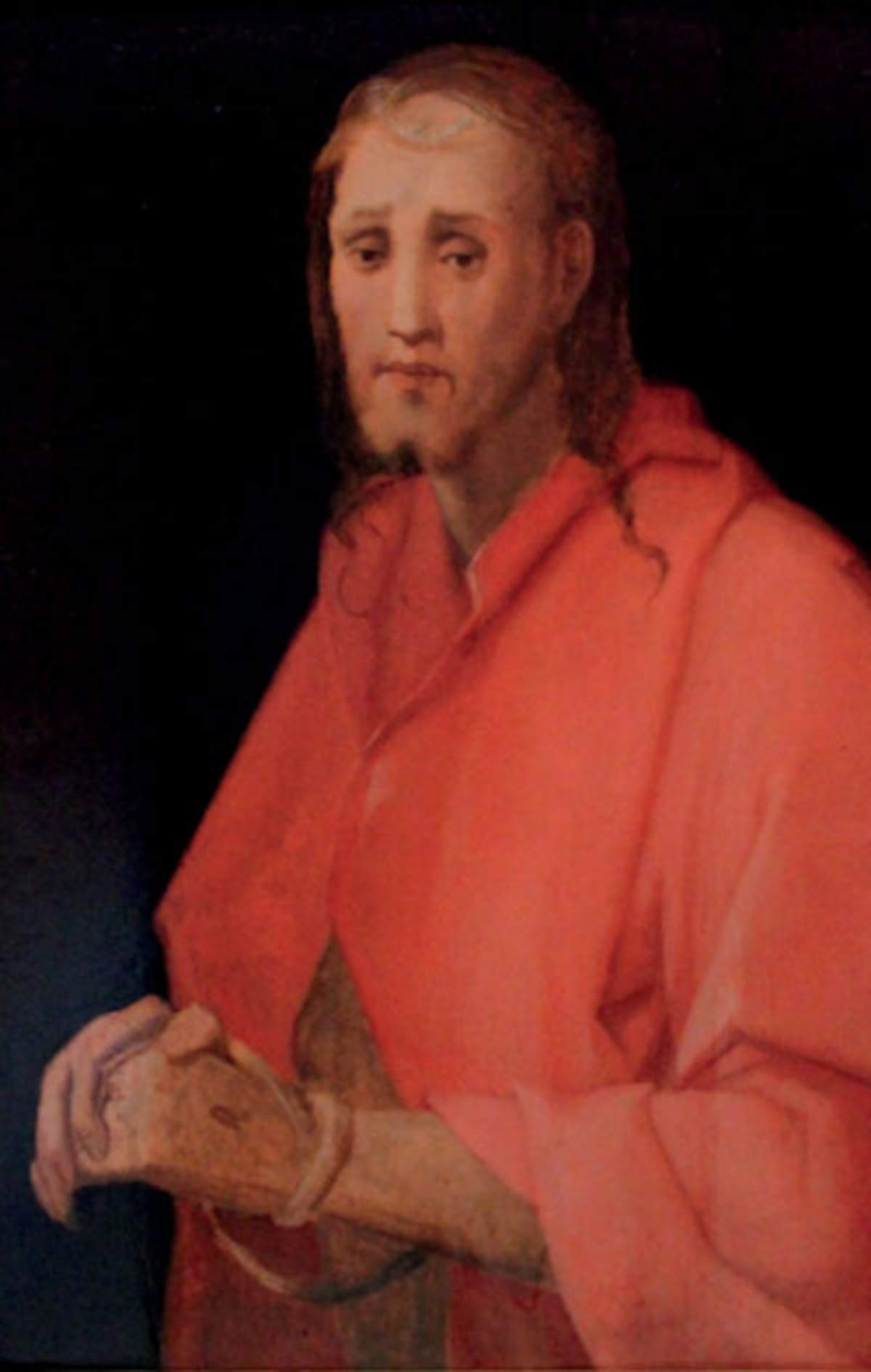 Jacopo Pontormo, *Vir Dolorum* (Oil on wood, 86.6 x 64 cm; Tarbes, Mus&eacute;e Massey, inventory number: 855.4.6) Photo: Mus&eacute;e de Tarbes