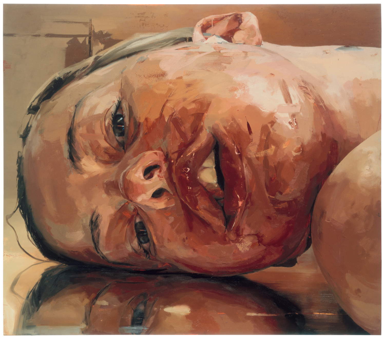 Jenny Saville, Reverse (2002-2003; olio su tela, 213 x 243 cm) &copy; Jenny Saville. All rights reserved, DACS 2026. Su gentile concessione di Gagosian