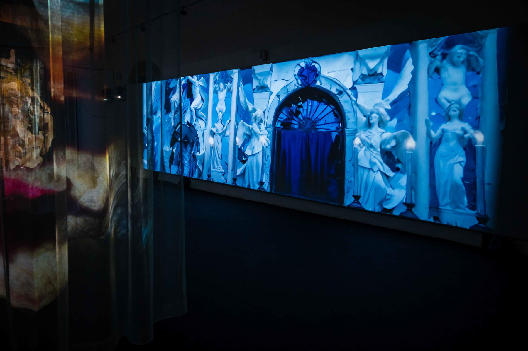 John Sanborn, Ionee Waterhouse, Heaven + Earth (2026; Multimedia-Installation; Sammlung des Stadtmuseums von Castelbuono) Mit Unterstützung des PAC2025 &ndash; Plan für zeitgenössische Kunst, gefördert von der Generaldirektion für zeitgenössische Kreativität des Kulturministeriums. Foto: Robert Goodman