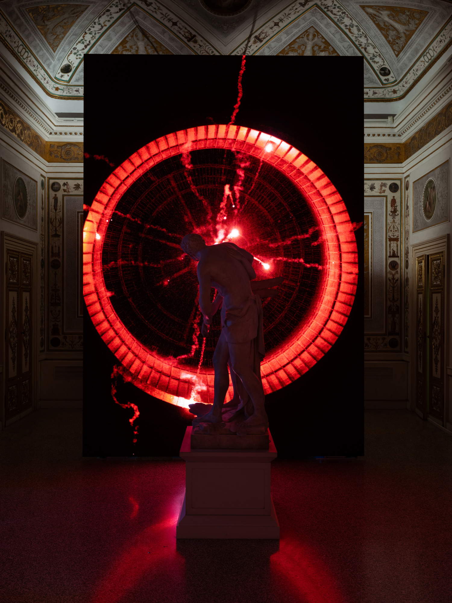 Julian Charri&egrave;re, allestimenti mostra Spiral Economy: Charri&egrave;re and Canova, Museo Correr, Venezia, 2026. Su gentile concessione dell'artista / VG Bild-Kunst, Bonn. Foto: Daniele Molajoli