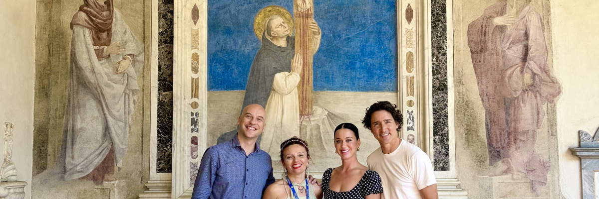 Katy Perry und Justin Trudeau bei einem privaten Besuch im Museum San Marco in Florenz