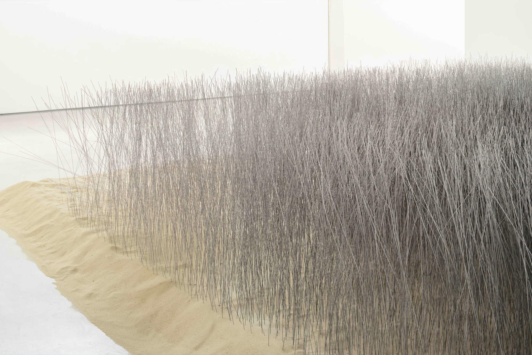 Lee Ufan, Relatum, formerly Iron Field, detail (1969/2019). Photo: Bill Jacobson Studio, New York. &copy; Artists Rights Society (ARS), New York/ADAGP, Paris. Courtesy of Dia Art Foundation, New York