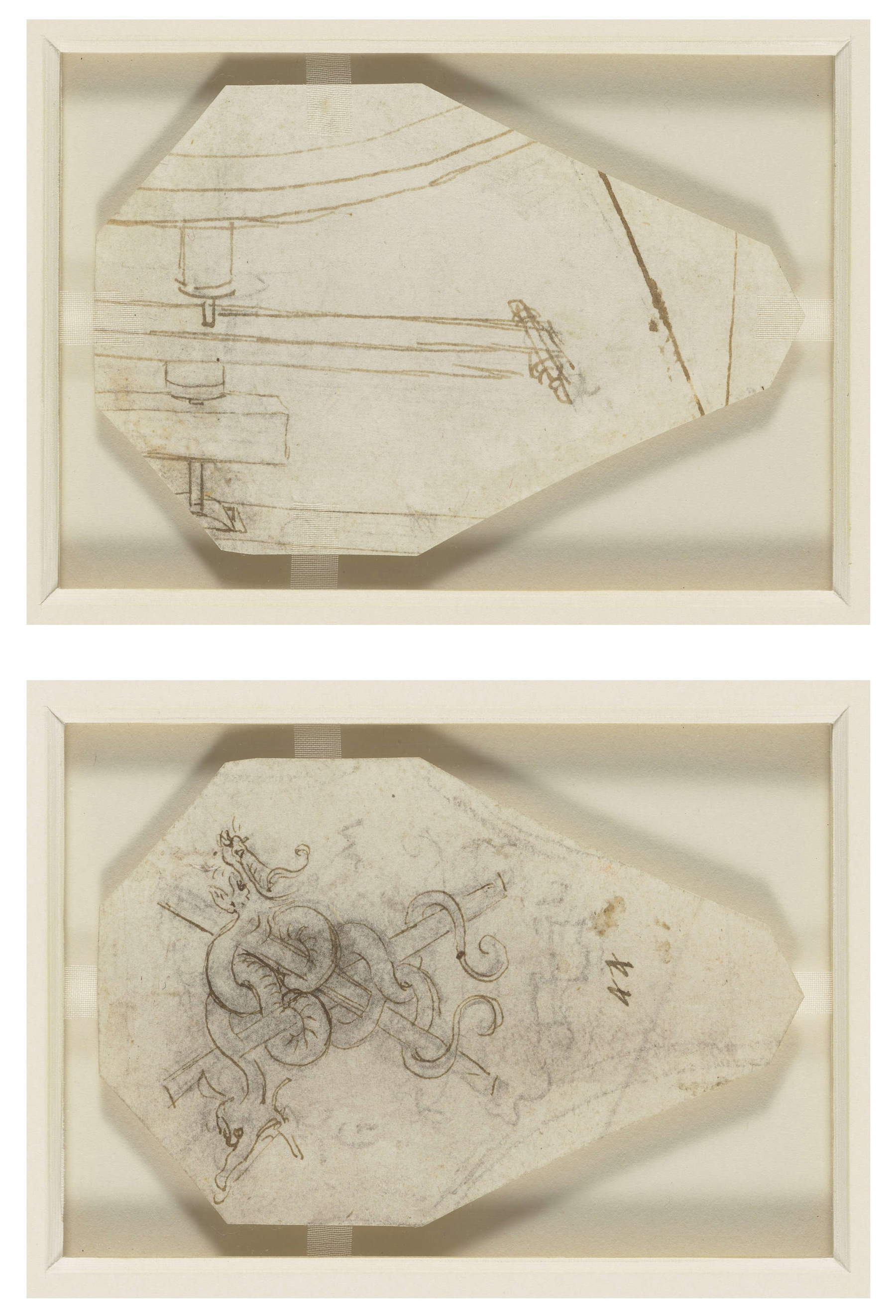 RCIN sheet 970124, verso &amp; recto