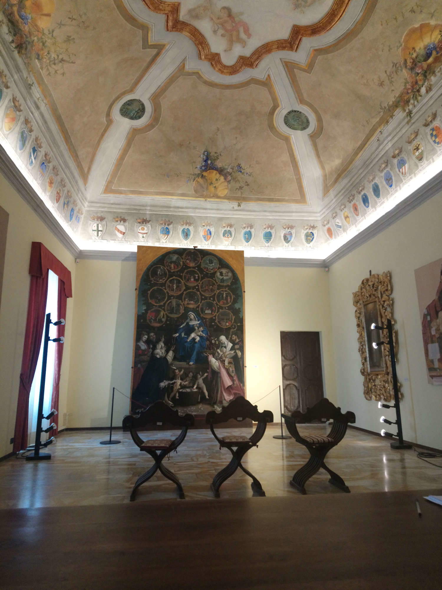 Lorenzo Lotto's masterpiece in Cingoli's Palazzo Comunale. Photo: Finestre sull'Arte