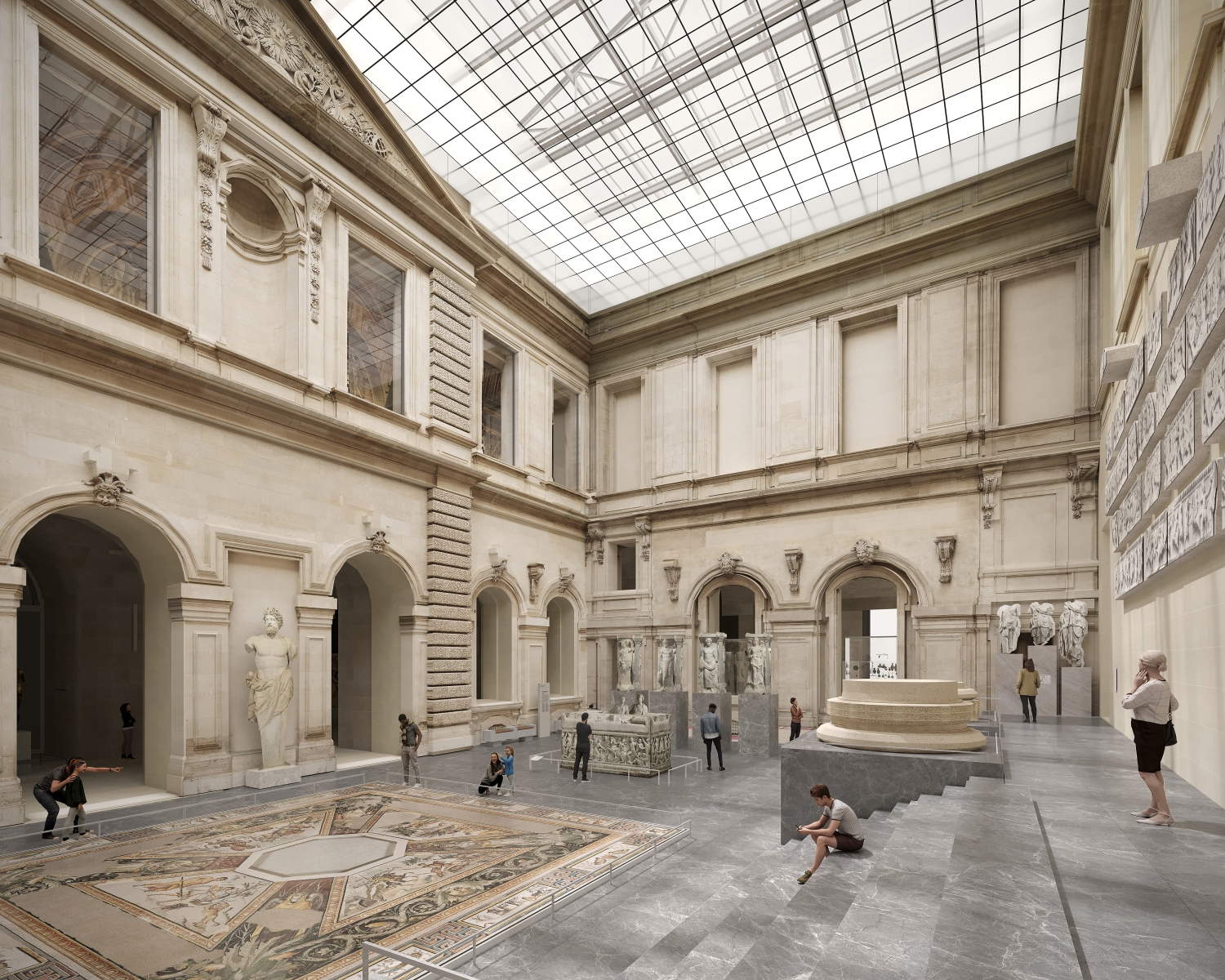 Proyecto para el Patio de la Esfinge. Foto: WHY-BGC