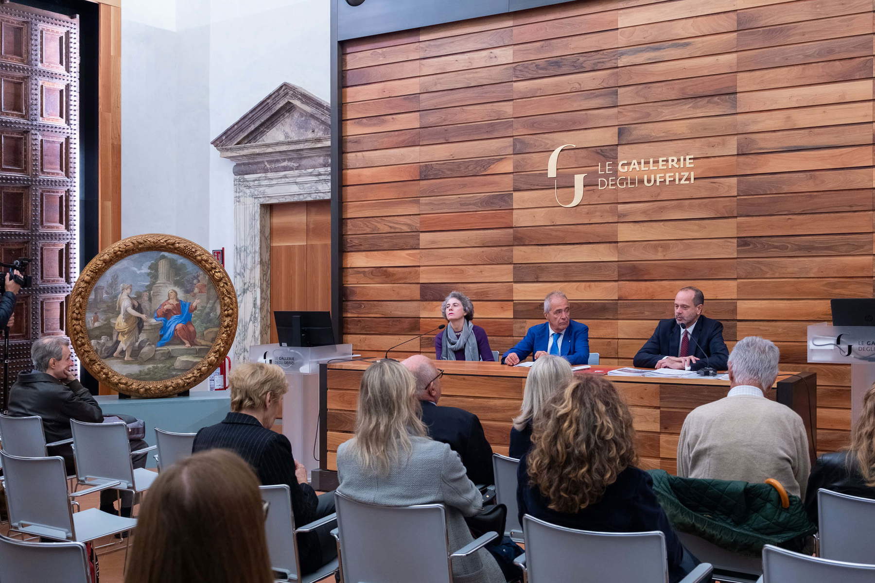 Press Conference to Unveil the Painting