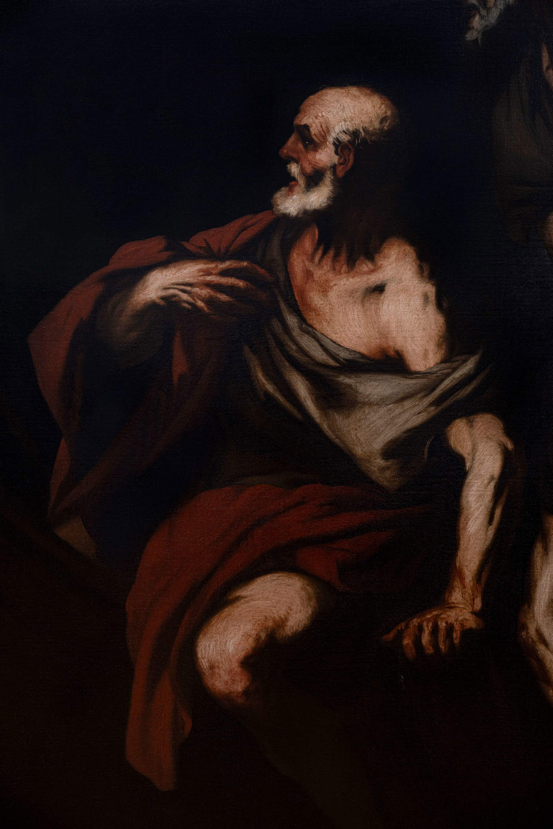 Luca Giordano, Die Berufung der Heiligen Petrus und Andreas zum Apostolat, Ausschnitt