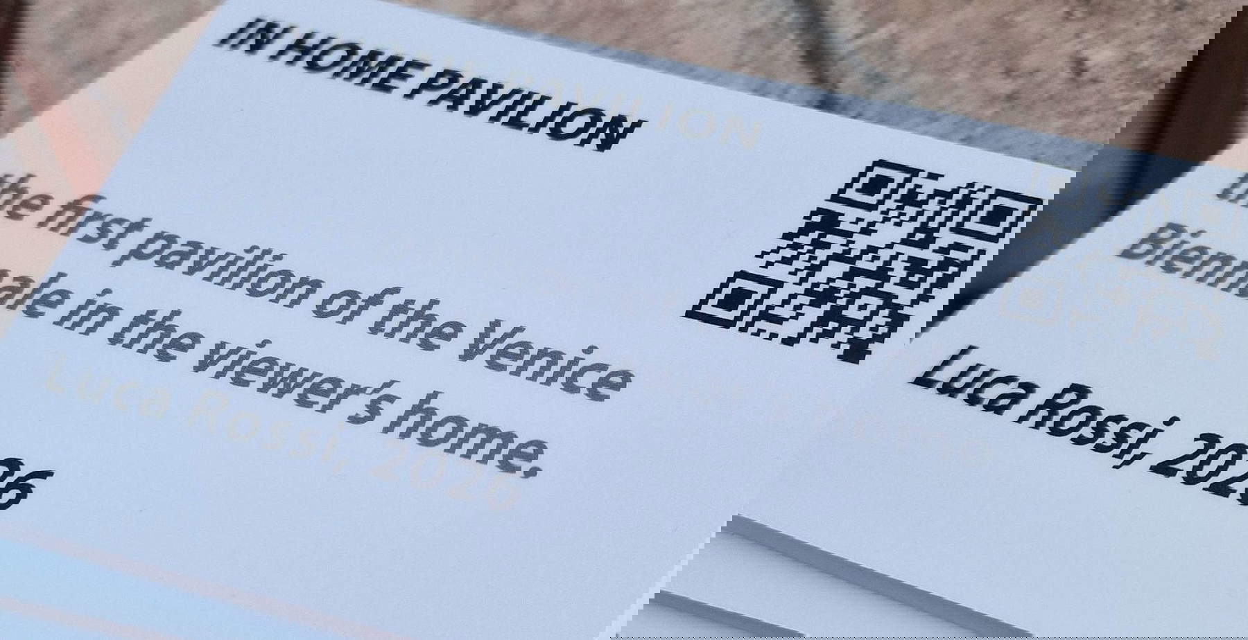 Der beste Pavillon auf der Biennale von Venedig? Es ist dein Haus! Der Vorschlag von Luca Rossi