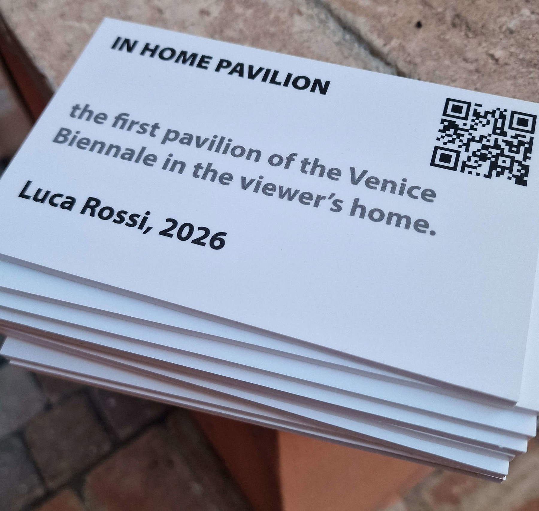 Luca Rossi,&nbsp;In Home Pavilion
