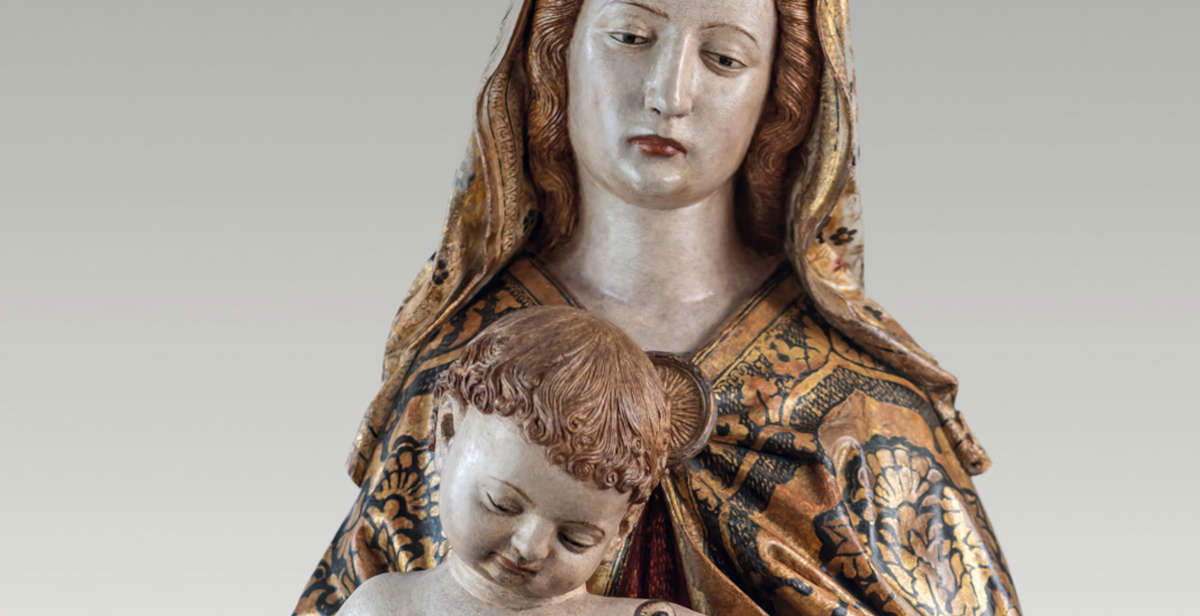 Capua, restored the wooden Madonna by Pietro and Giovanni Alemanno