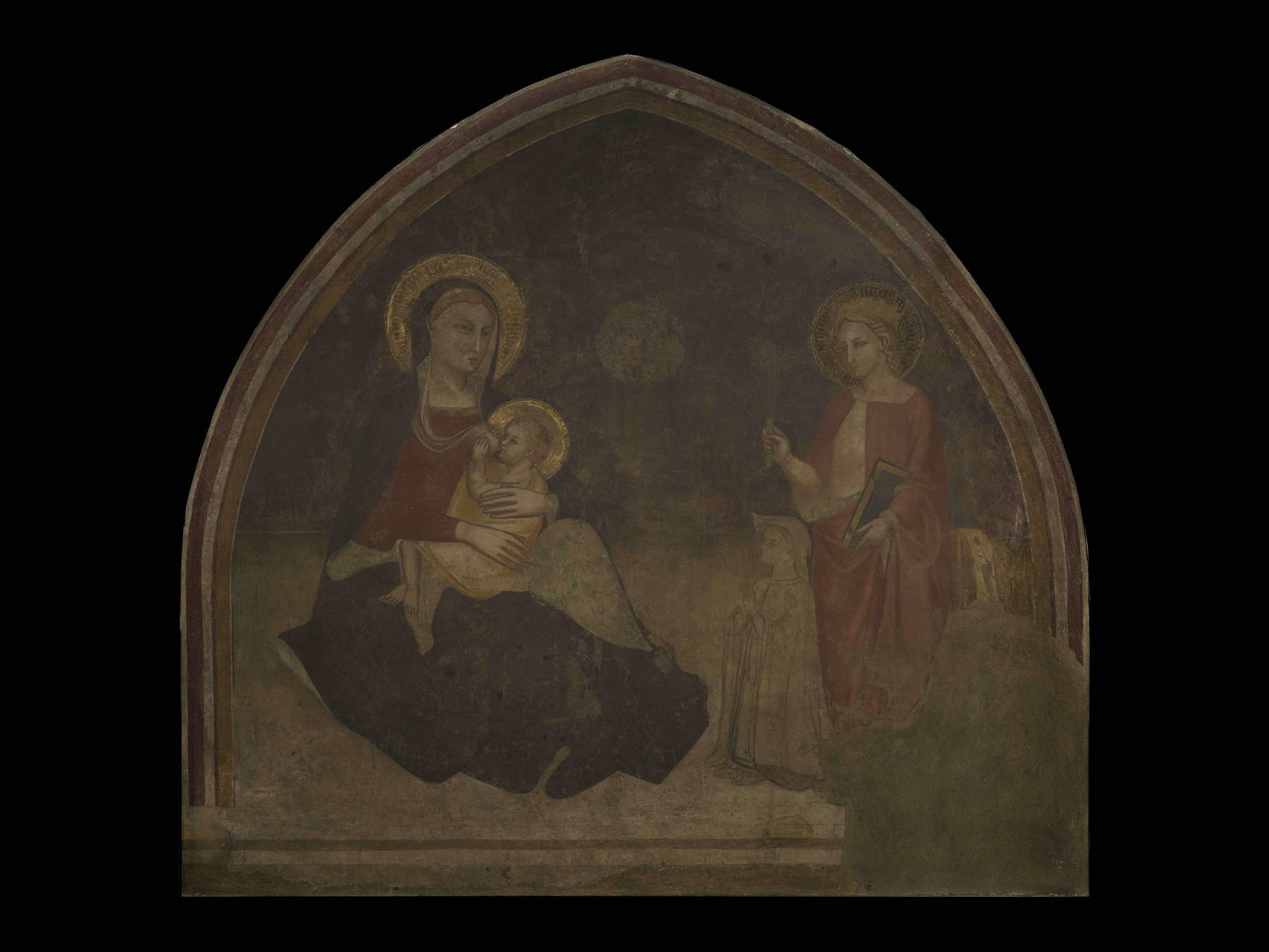 The Madonna della Pura before restoration. Photo: Ottaviano Caruso