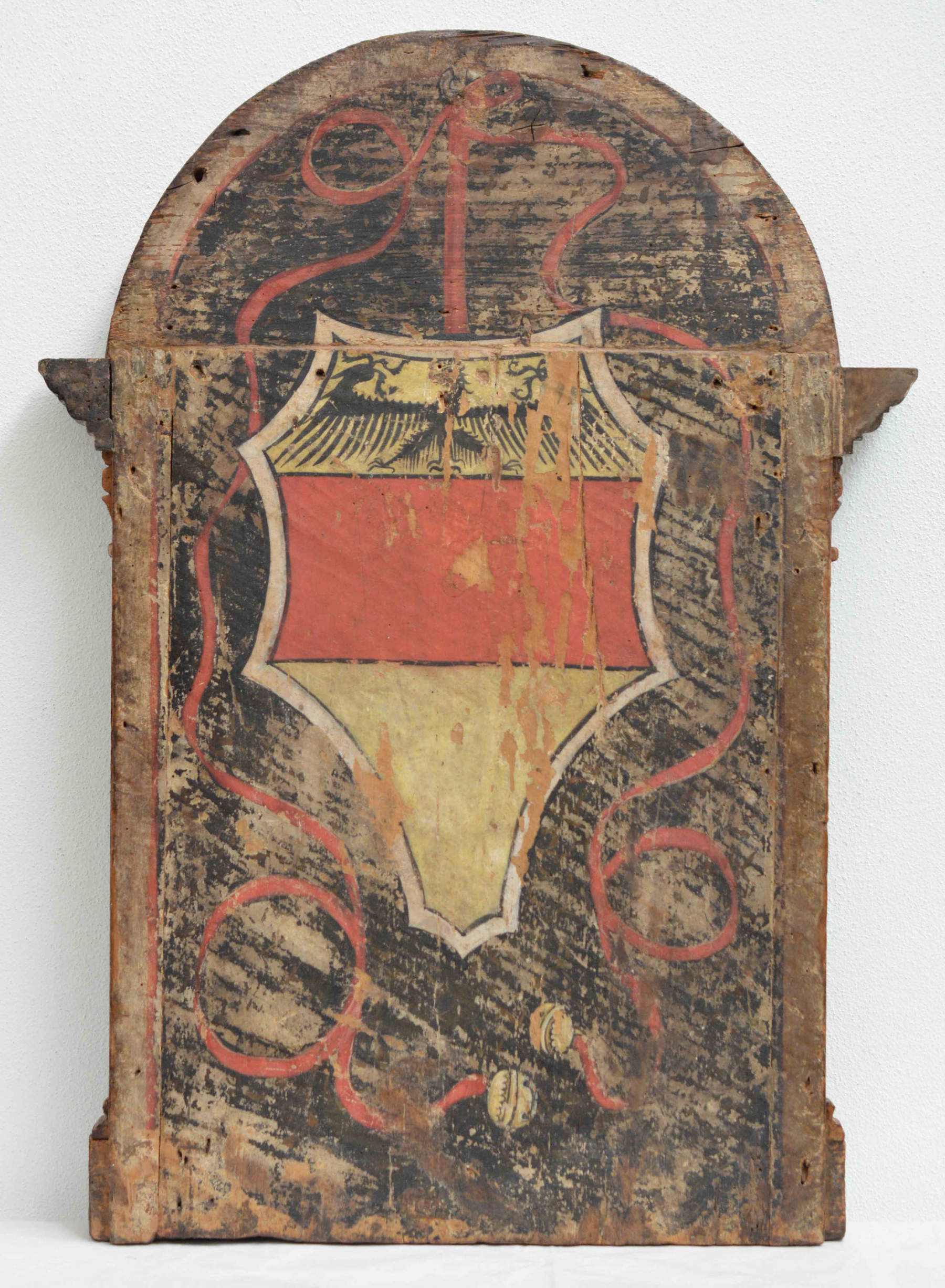 Die Magenta-Madonna während der Restaurierung