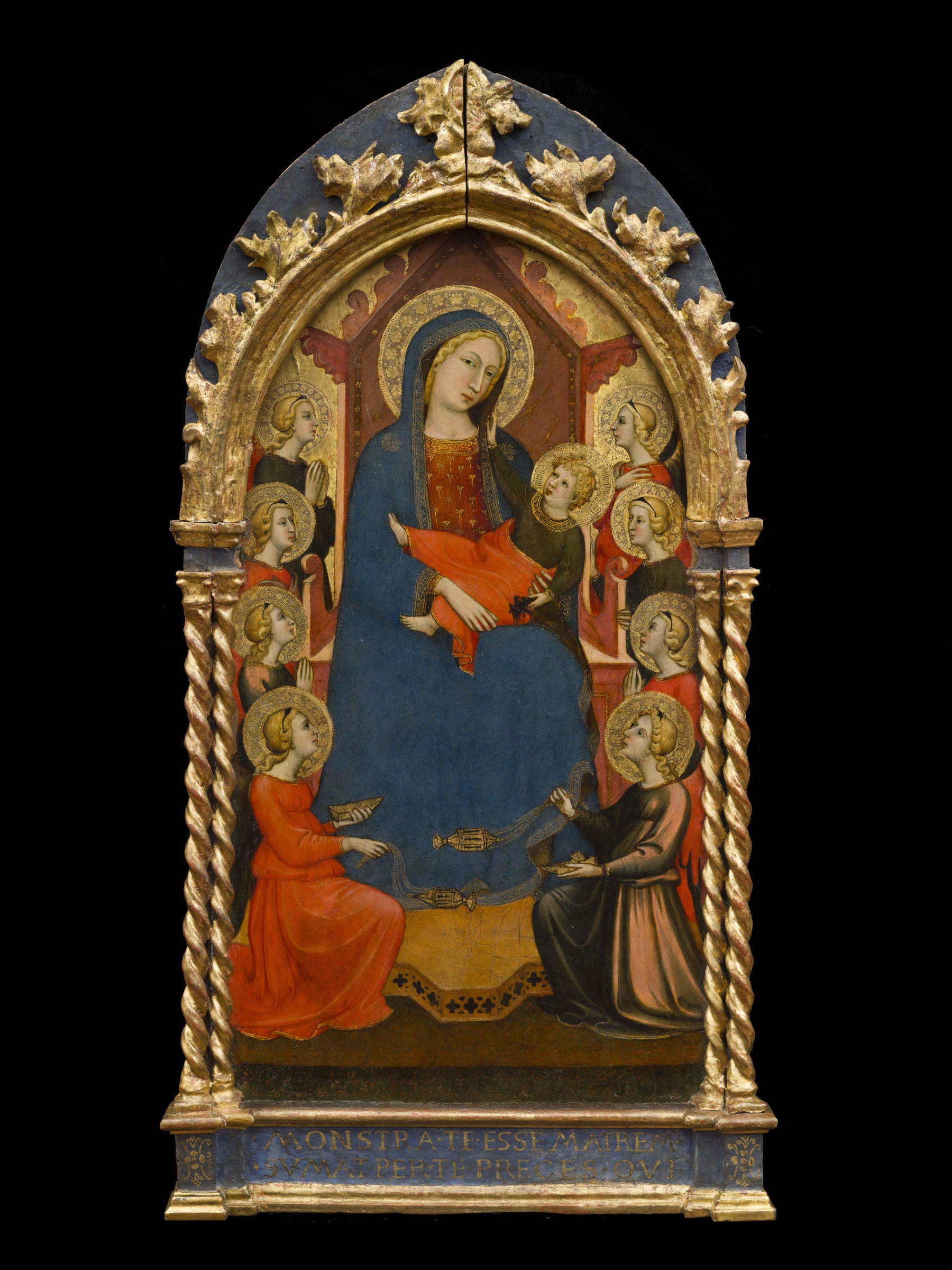Master of 1416, *Madonna and Child with Eight Angels*, after restoration. Photo: Ottaviano Caruso