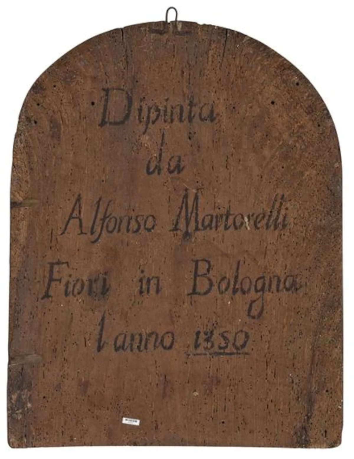 Il retro della tavola
