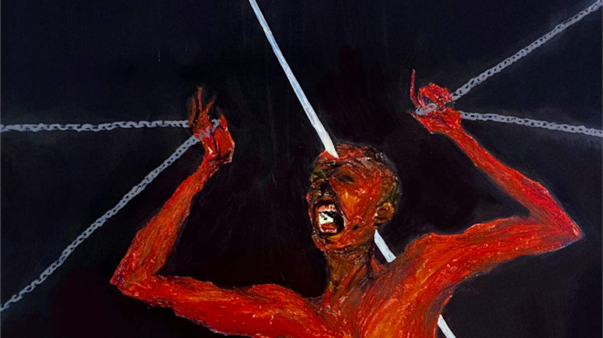 Un&rsquo;opera della mostra Mal d'Arte &ndash; Follia e Delirio