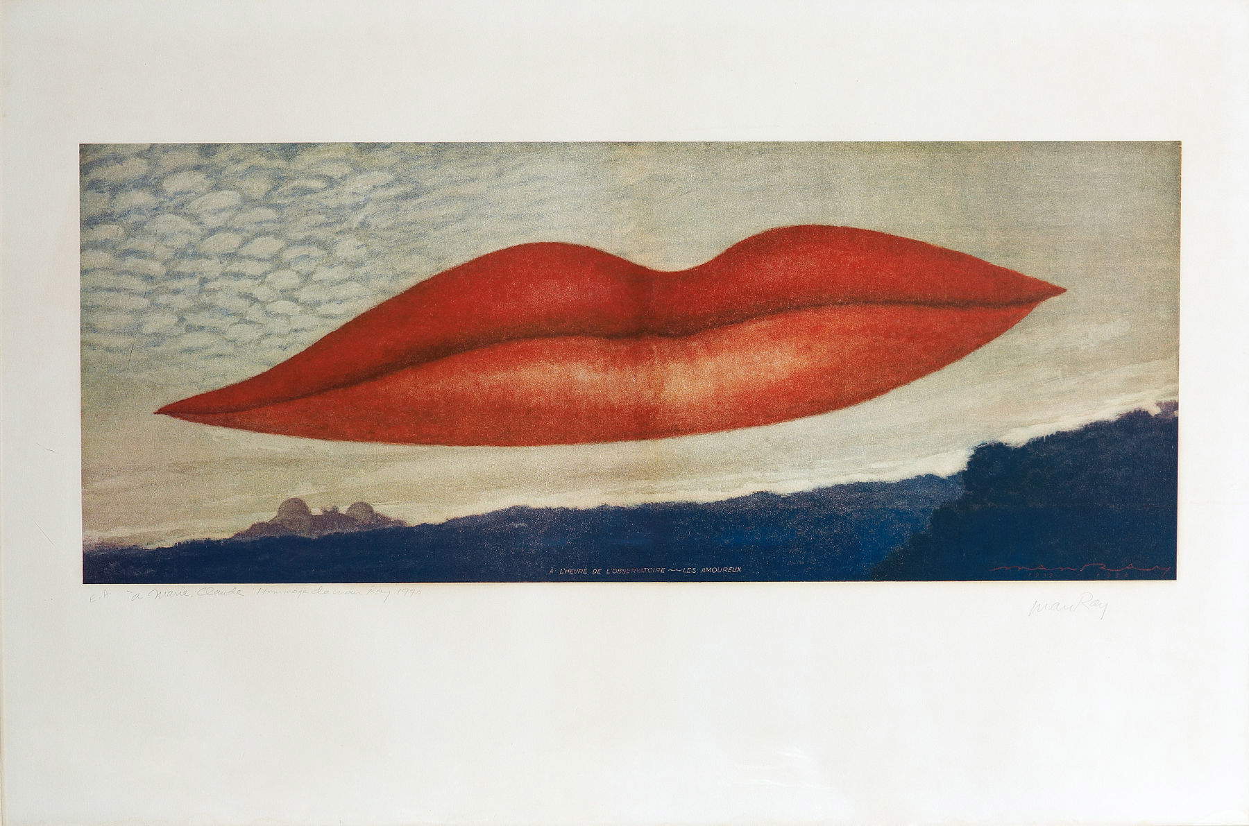Man Ray, &Agrave; l'Heure de l'Observatoire, les Amoureux. Collezione Clo et Marcel Fleiss, Paris &copy; Man Ray Trust ADAGP, Paris, by SIAE