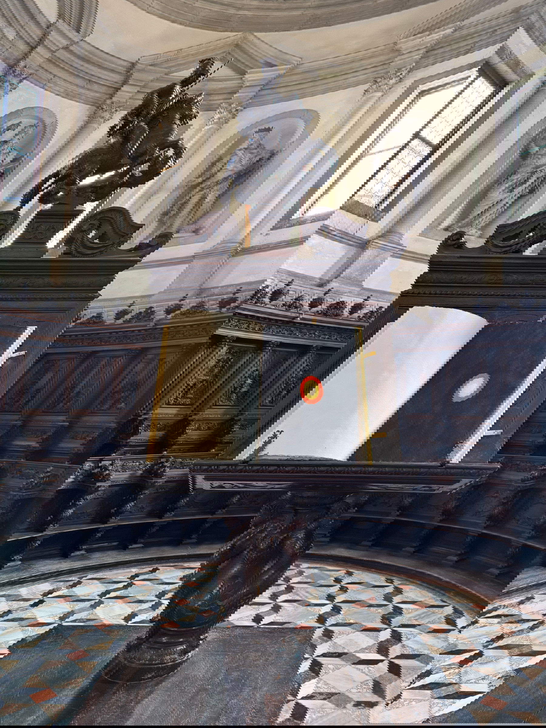 Das zeitgenössische Miniaturmanuskript von Luc Tuymans, Basilika San Giorgio Maggiore, Venedig. Foto: &copy; Petrus Pics, 2026