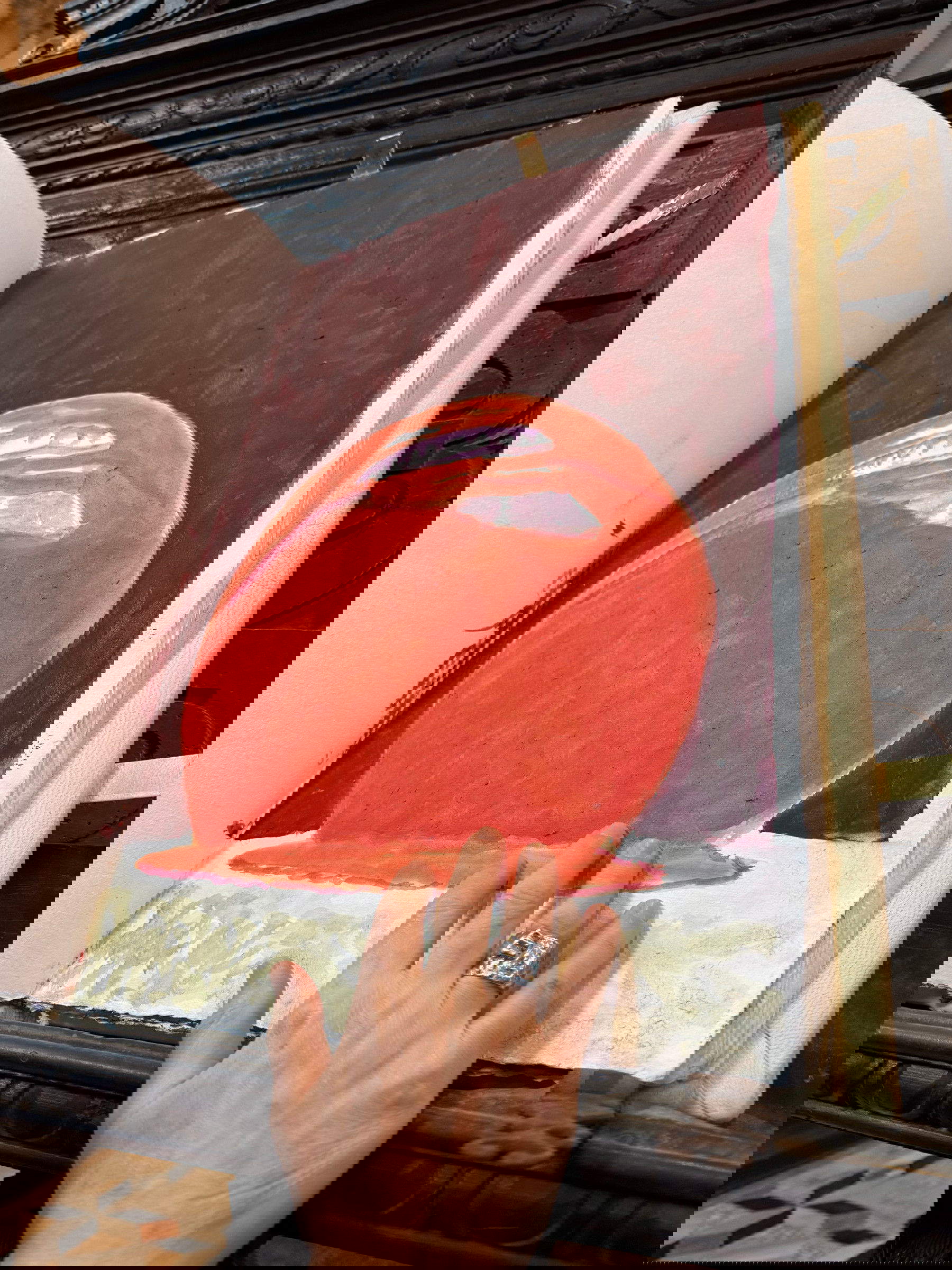 Das zeitgenössische Miniaturmanuskript von Luc Tuymans, Basilika San Giorgio Maggiore, Venedig. Foto: &copy; Petrus Pics, 2026