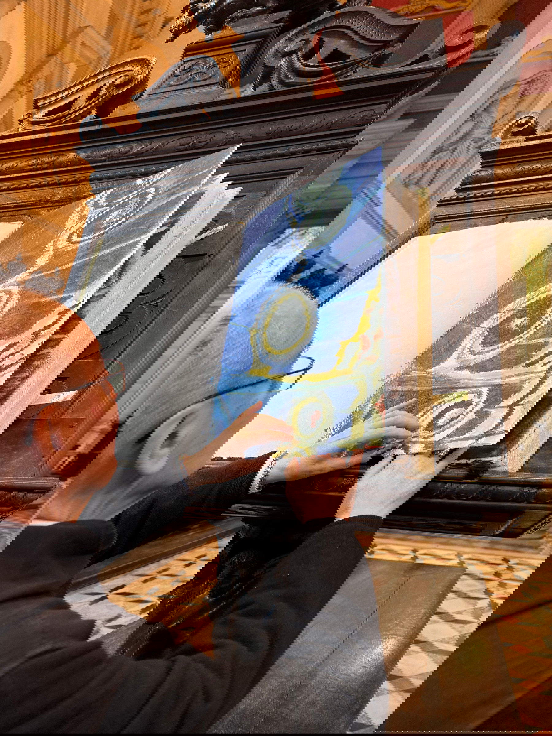 Das zeitgenössische Miniaturmanuskript von Luc Tuymans, Basilika San Giorgio Maggiore, Venedig. Foto: &copy; Petrus Pics, 2026