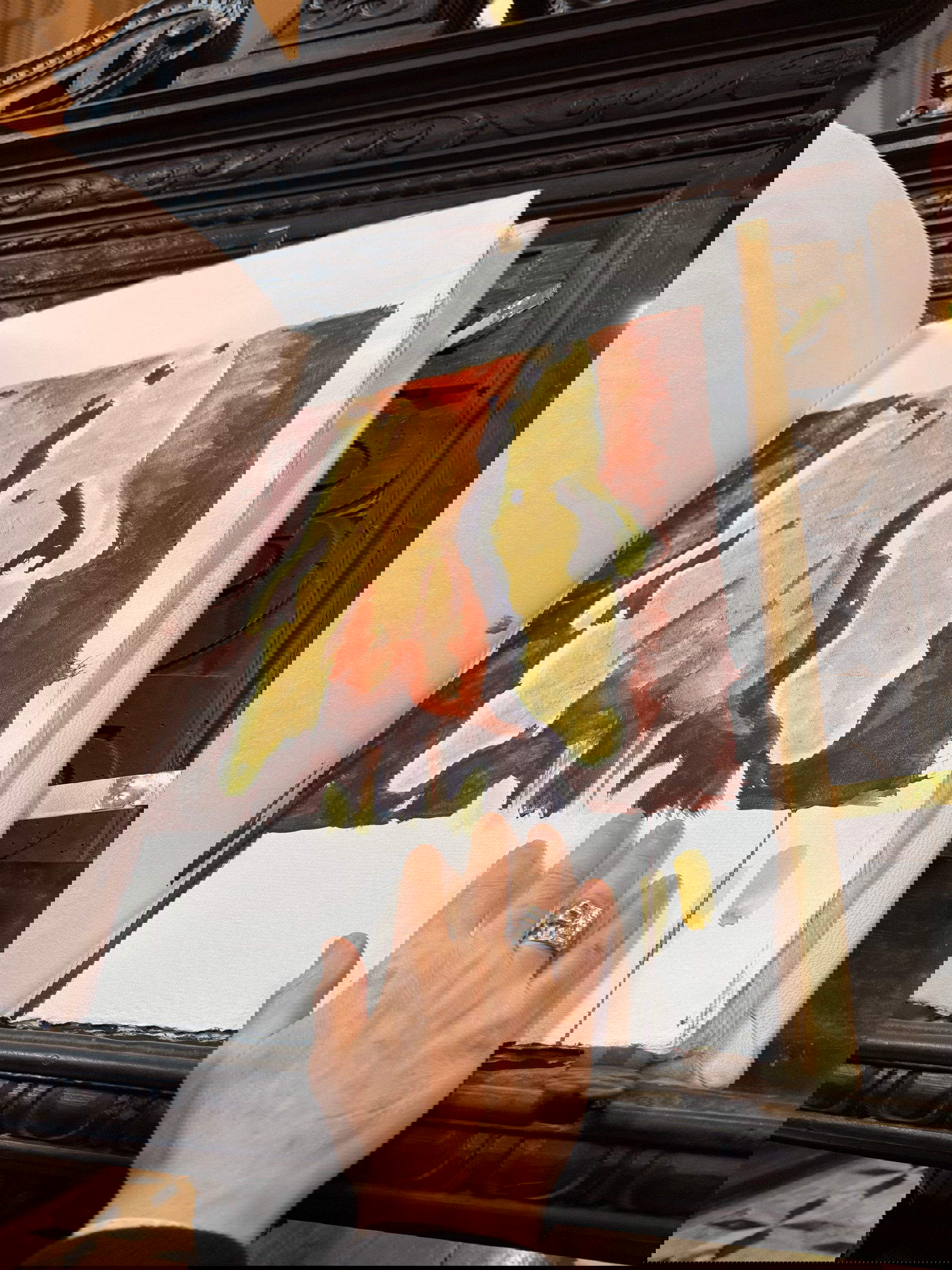 Das zeitgenössische Miniaturmanuskript von Luc Tuymans, Basilika San Giorgio Maggiore, Venedig. Foto: &copy; Petrus Pics, 2026